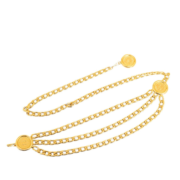 Chanel Medallion Chain-Link Belt - 37 / 95.00 (SHG-GoLFme)