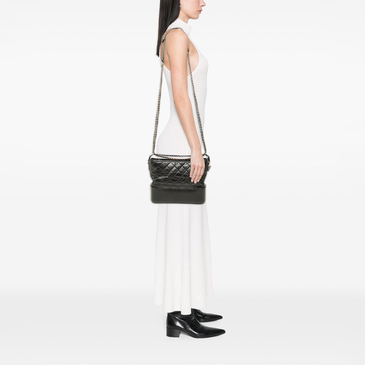 Chanel Medium Aged Calfskin Gabrielle Crossbody