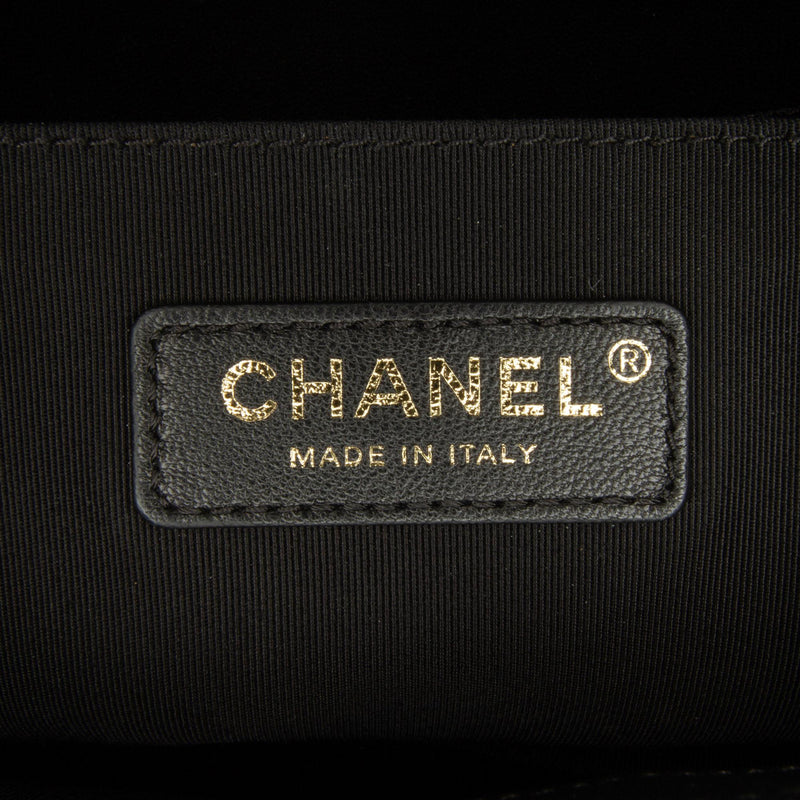 Chanel Medium Braided Chevron Le Boy (SHG-Qo0SYS)