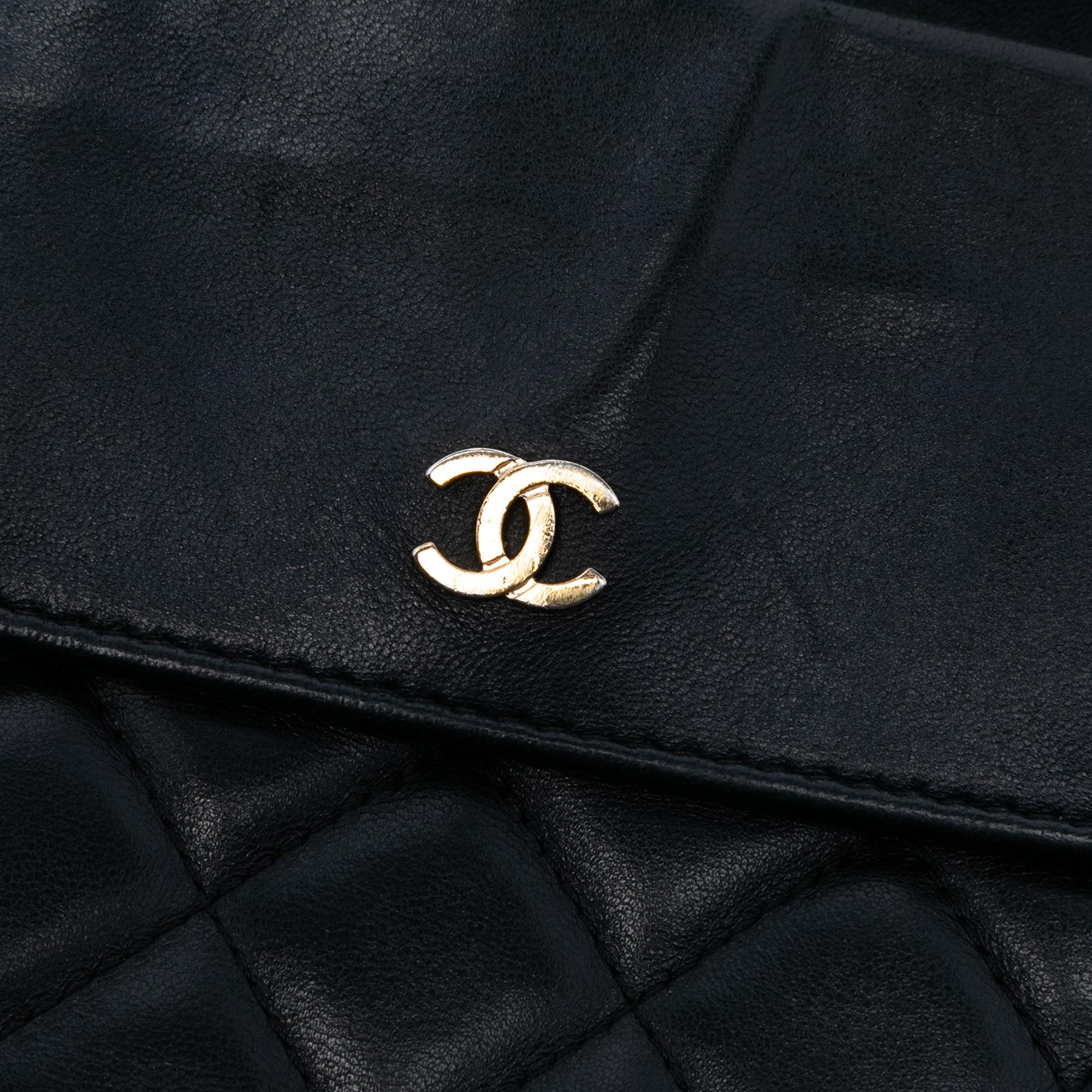 Chanel Medium CC Quilted Lambskin Flap Cosmetic Case