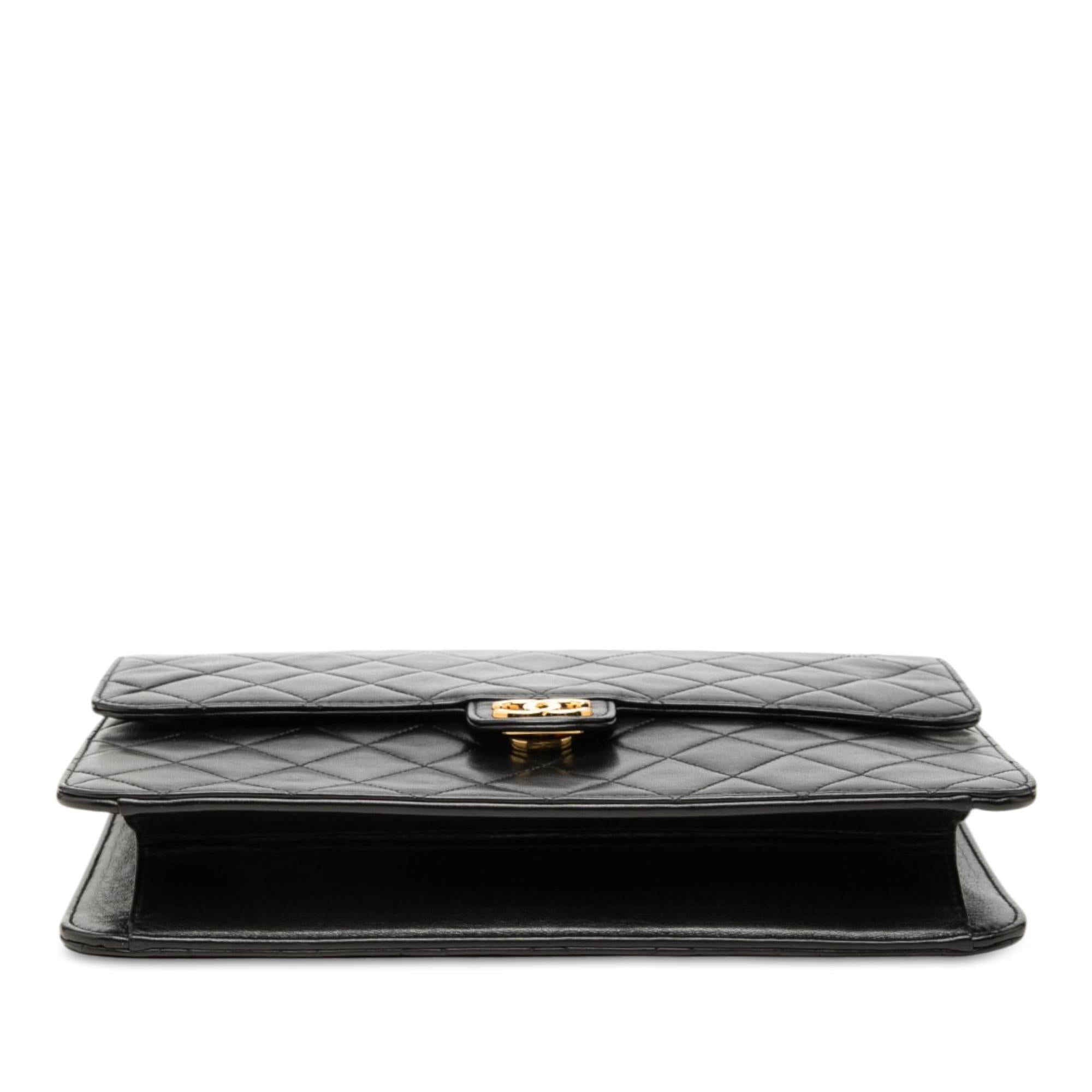 Chanel Medium CC Quilted Lambskin Single Flap