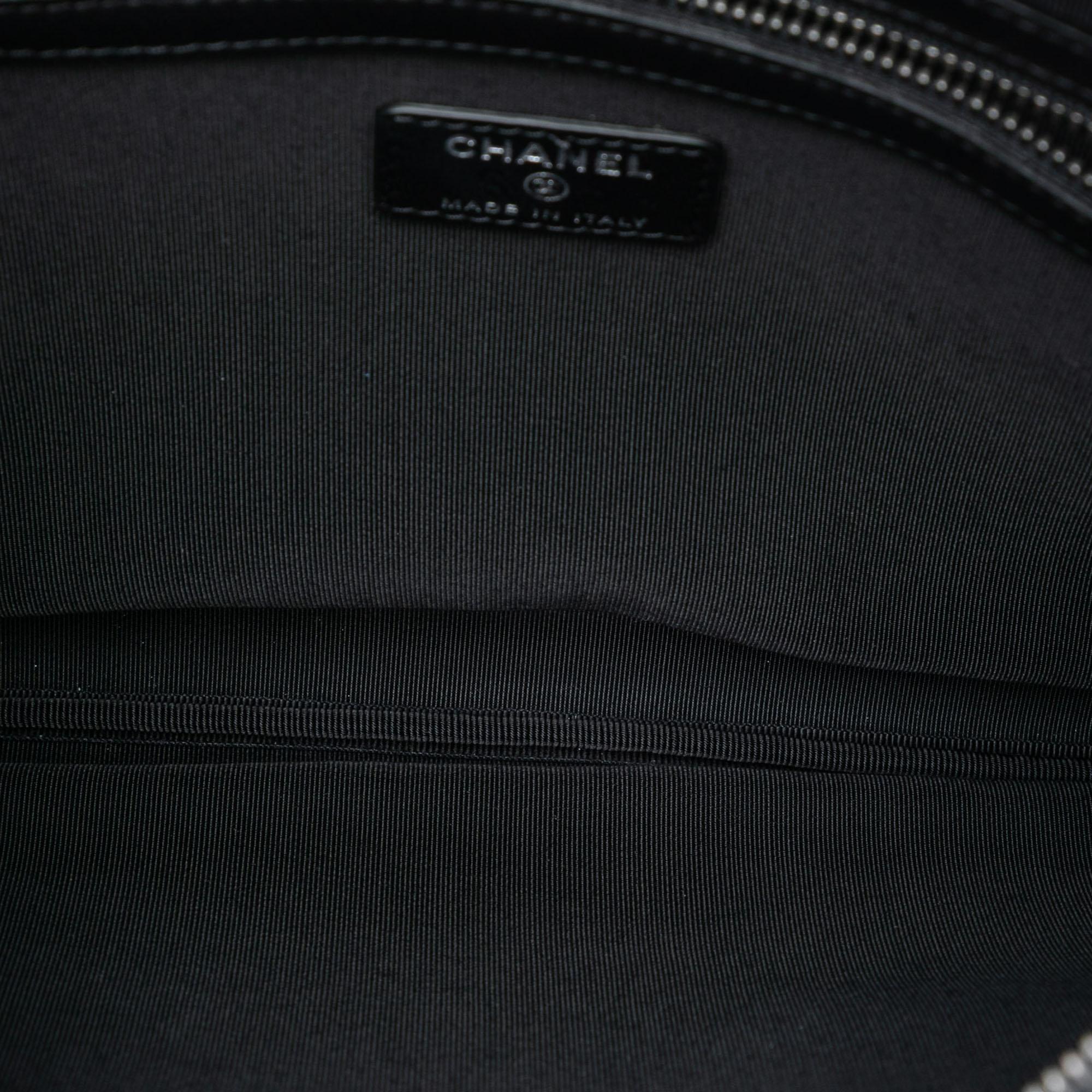Chanel Medium Canvas La Pausa Zip O Case Clutch