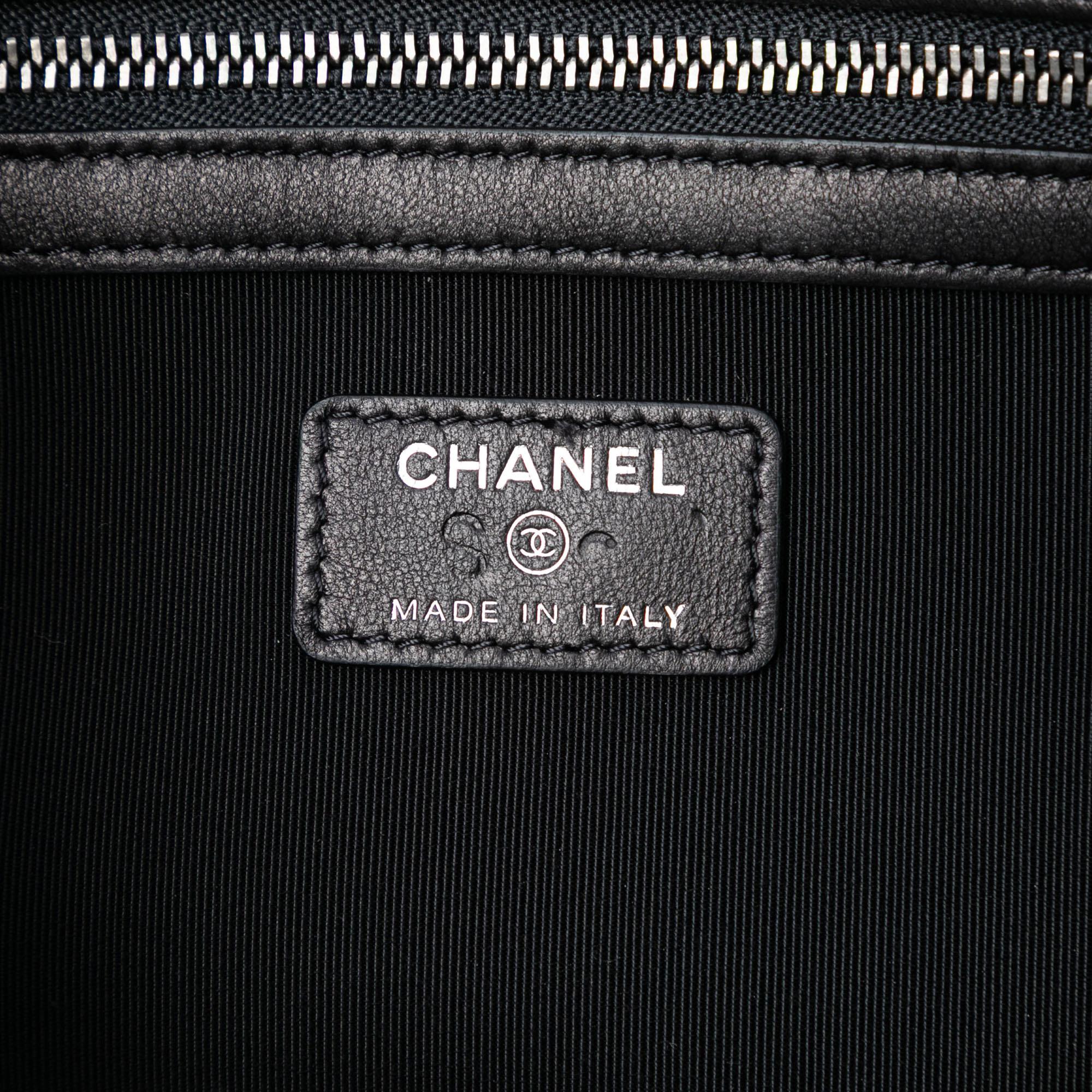 Chanel Medium Canvas La Pausa Zip O Case Clutch