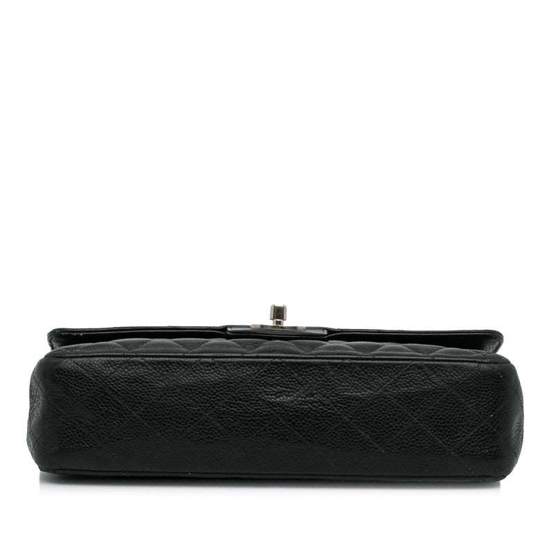 Chanel Medium Classic Caviar Double Flap (SHG-aR0s8D)