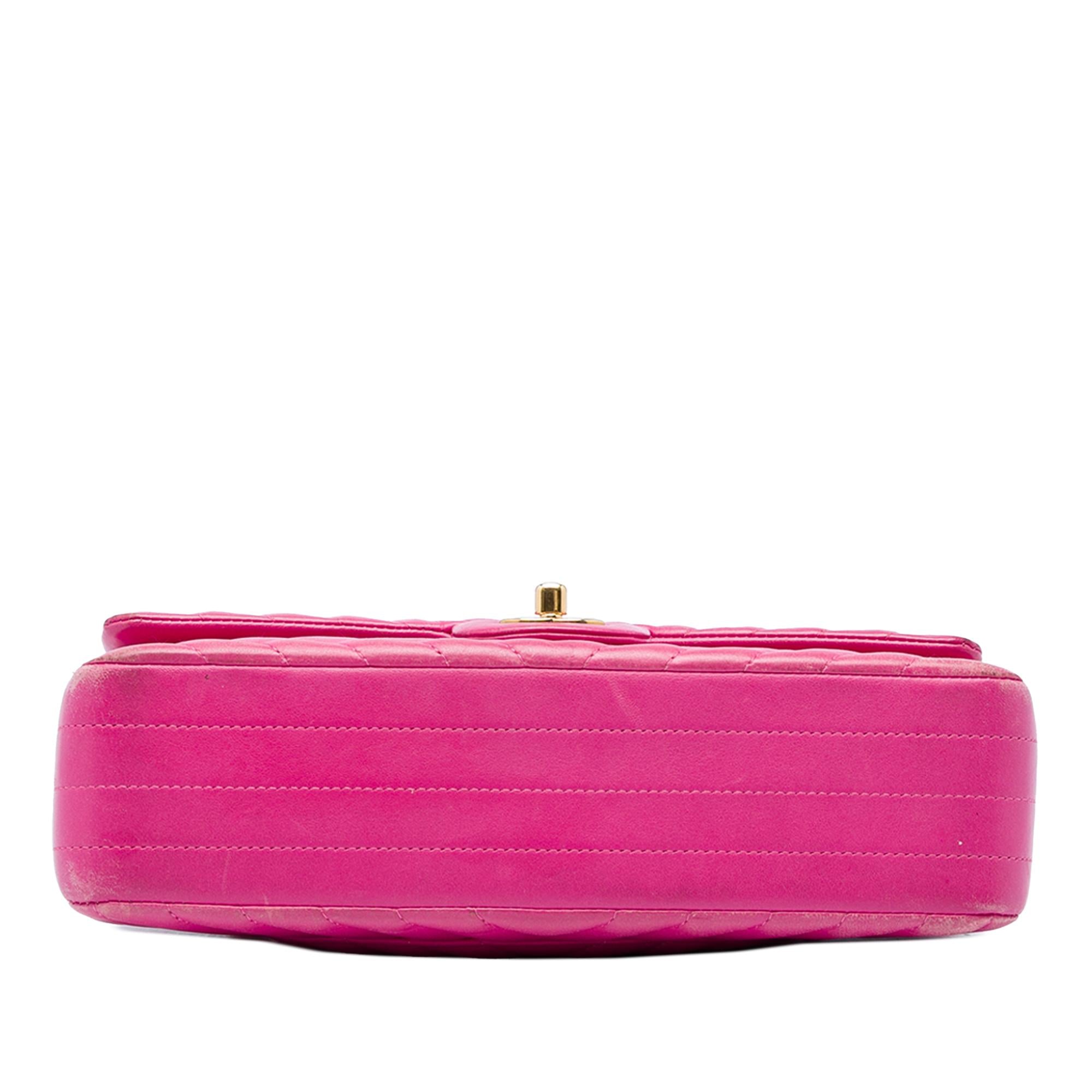 Chanel Medium Classic Chevron Lambskin Double Flap