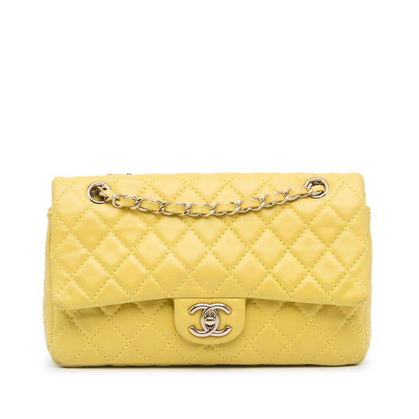 Chanel Timeless Medium Fabric Yellow