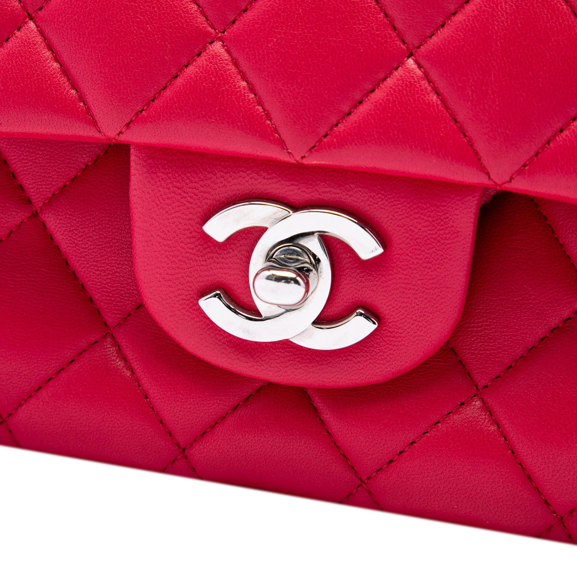 Chanel Medium Classic Iridescent Lambskin Double Flap