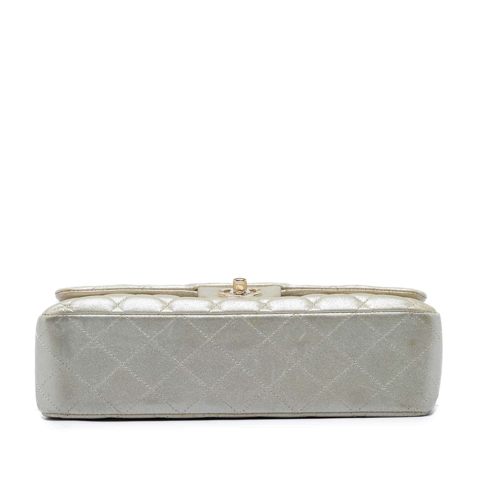 Chanel Medium Classic Iridescent Lambskin Double Flap