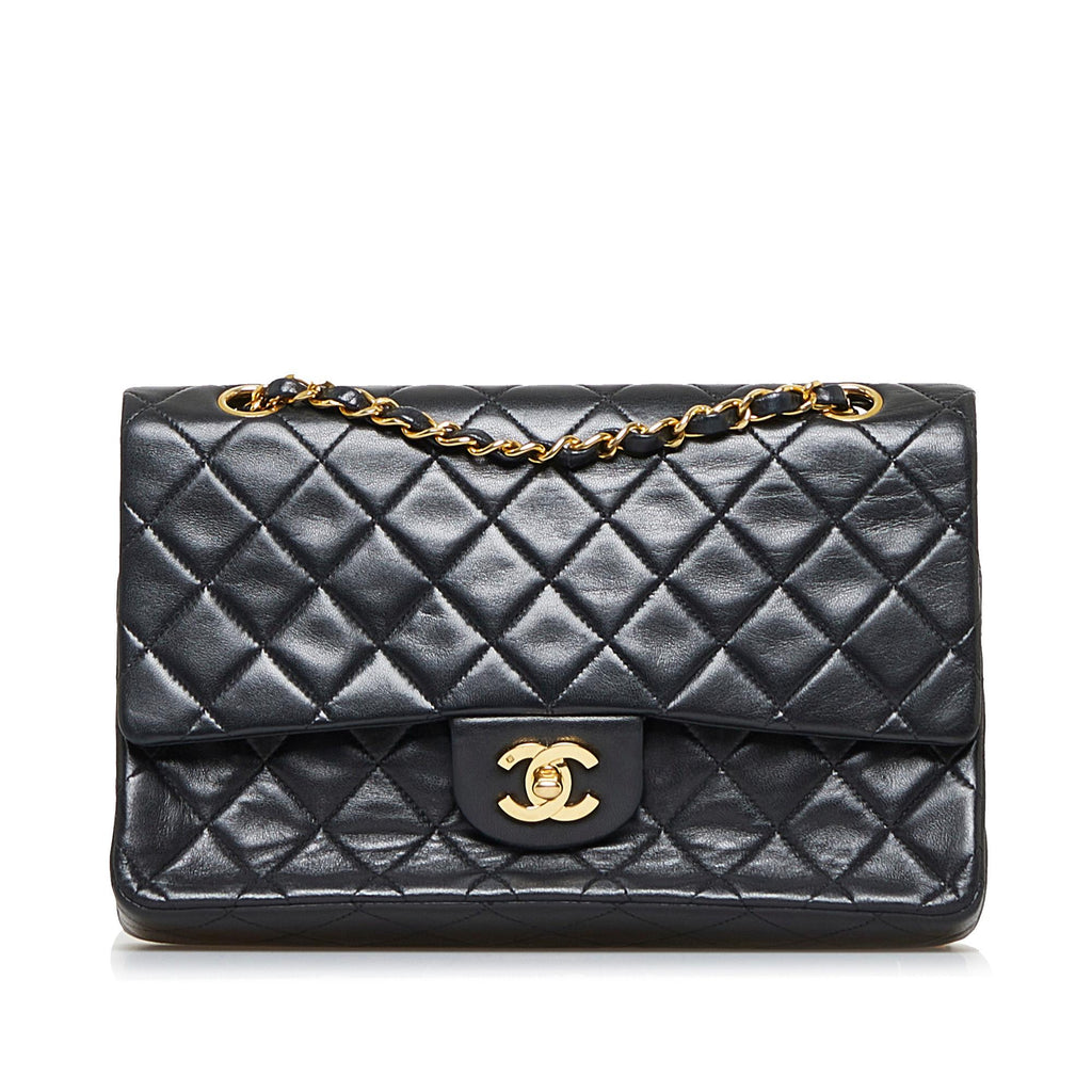 Chanel Medium Classic Lambskin Double Flap Bag (SHG-37067) – LuxeDH