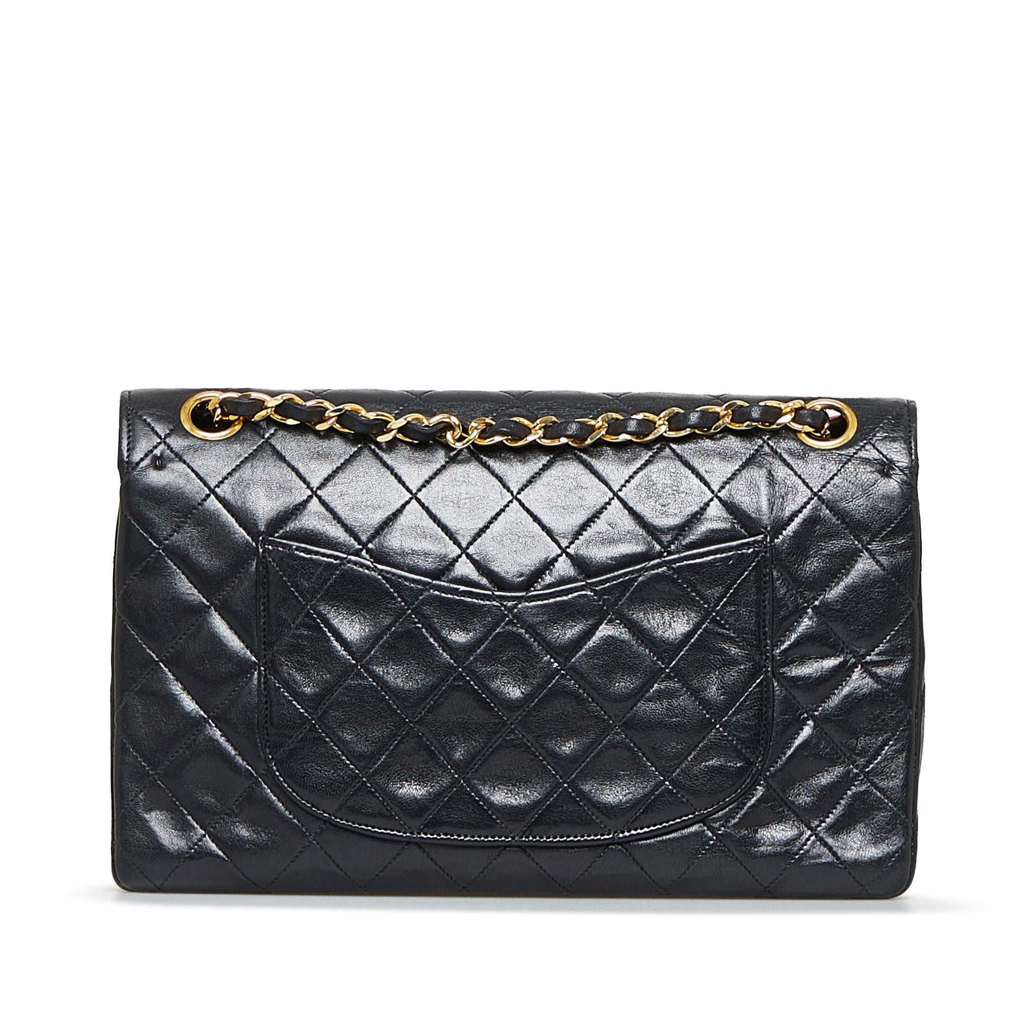 Alligator Black 12A Chanel ♡CHANEL大好き様ご確認♡ Classic Hardware Gold Jumbo Flap Double 食器