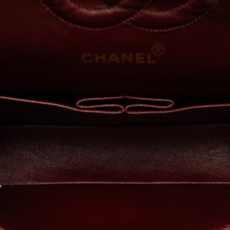Chanel Medium Classic Lambskin Double Flap (SHG-98UYIH)