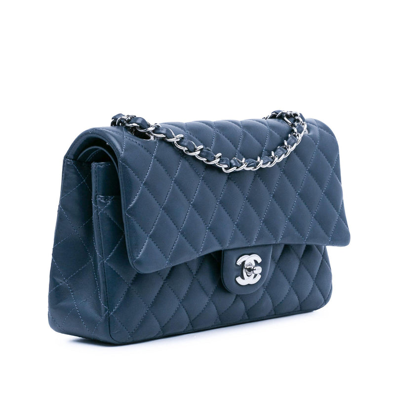 Chanel Medium Classic Lambskin Double Flap (SHG-Zld1fh)
