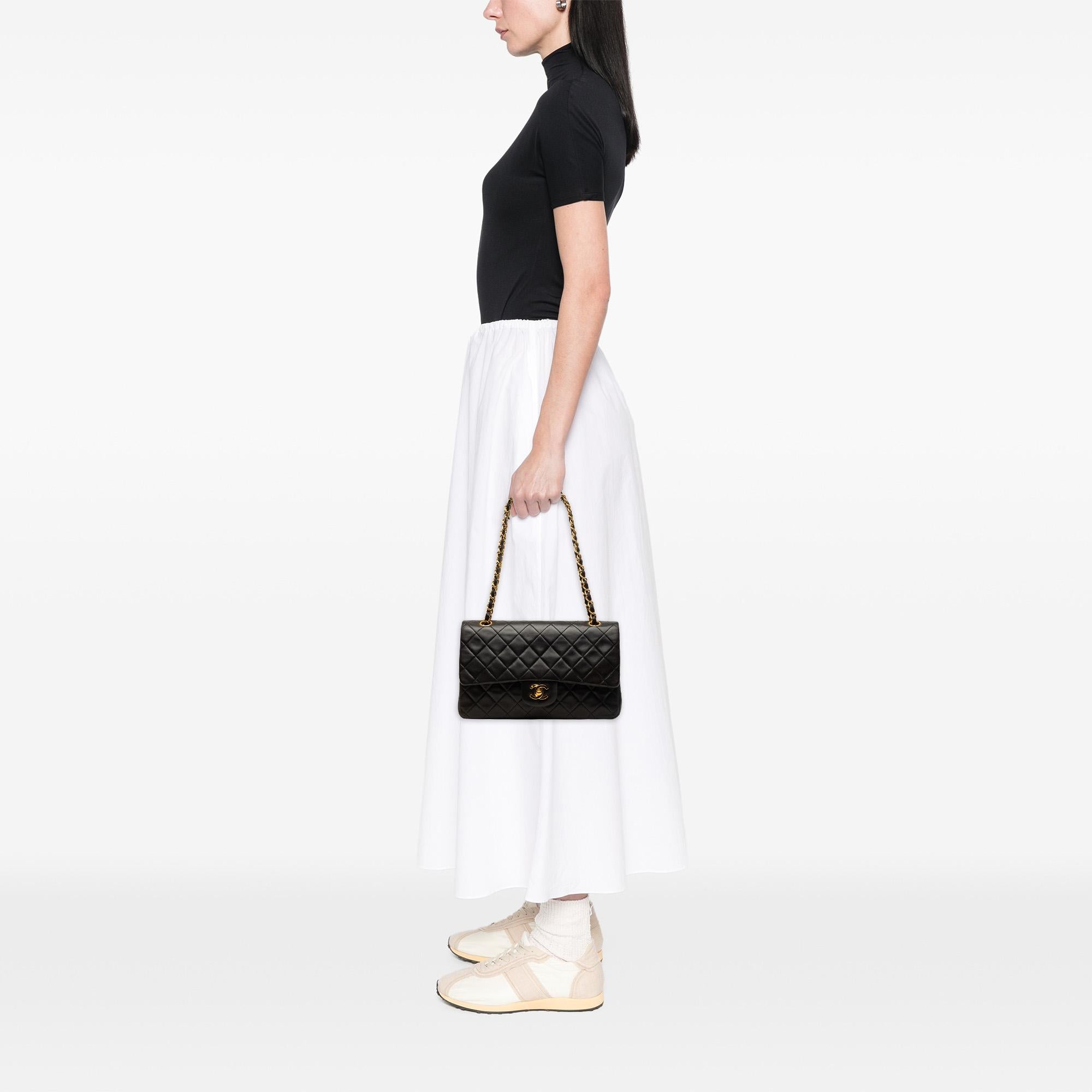 Chanel Medium Classic Lambskin Double Flap
