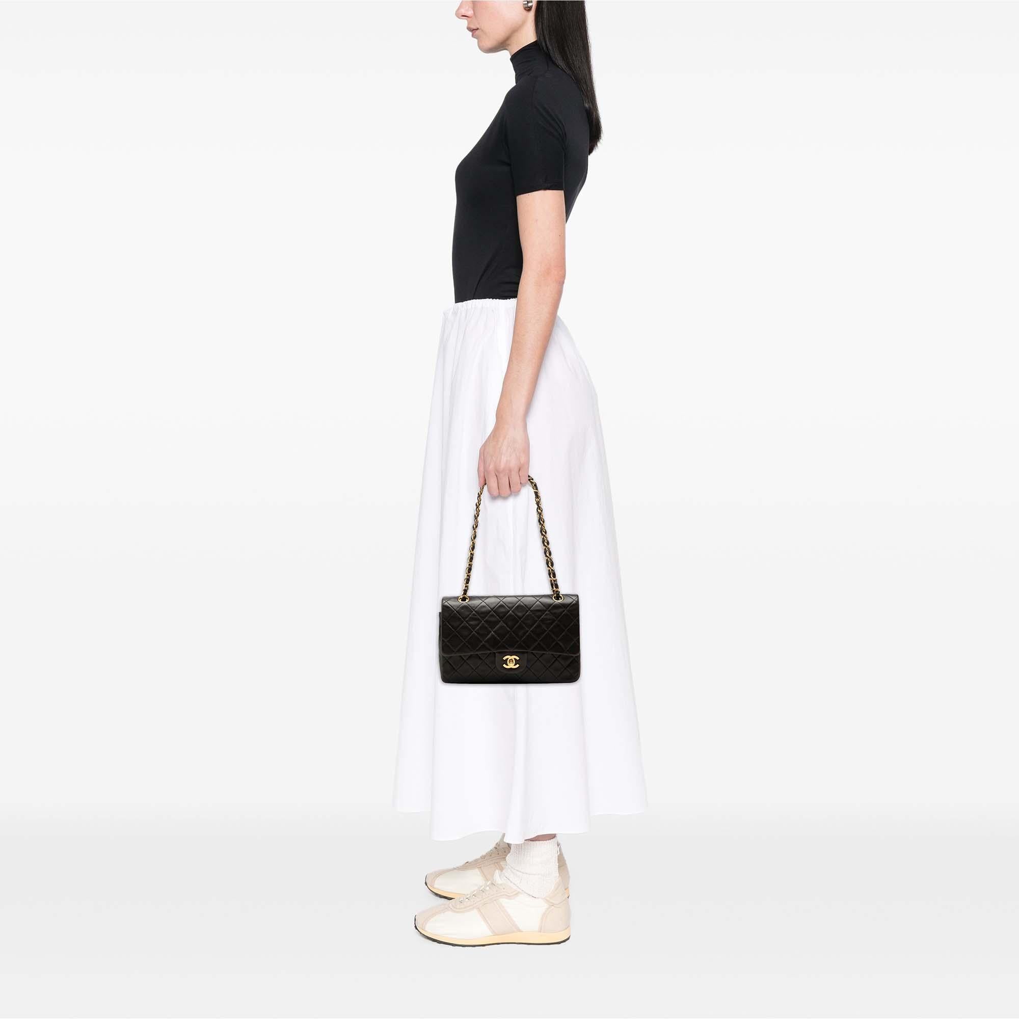 Chanel Medium Classic Lambskin Double Flap