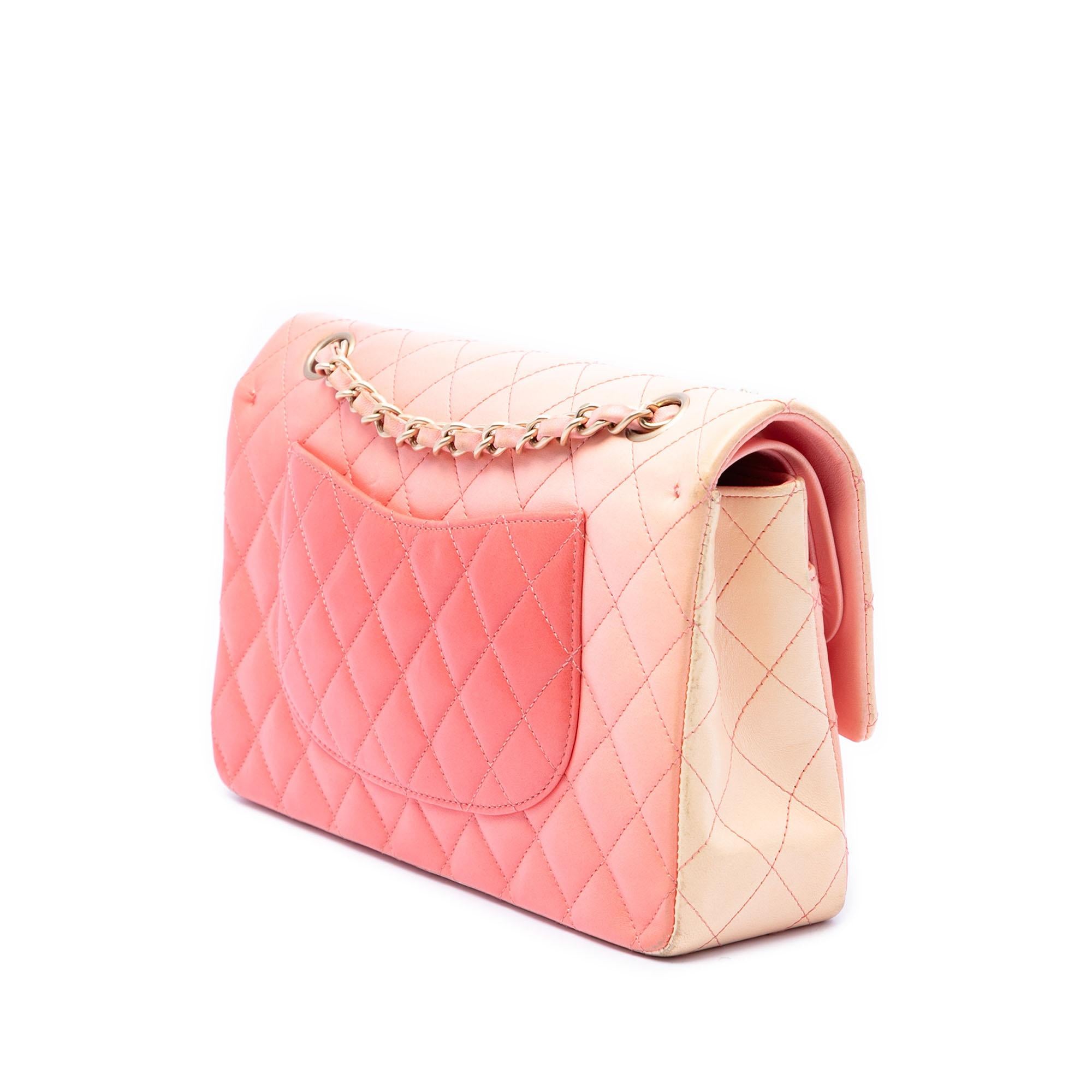 Chanel Medium Classic Ombre Lambskin Double Flap