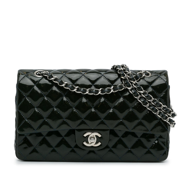 Chanel Patent Leather Camellia Wallet on Chain Bag (SHF-nIpb70)