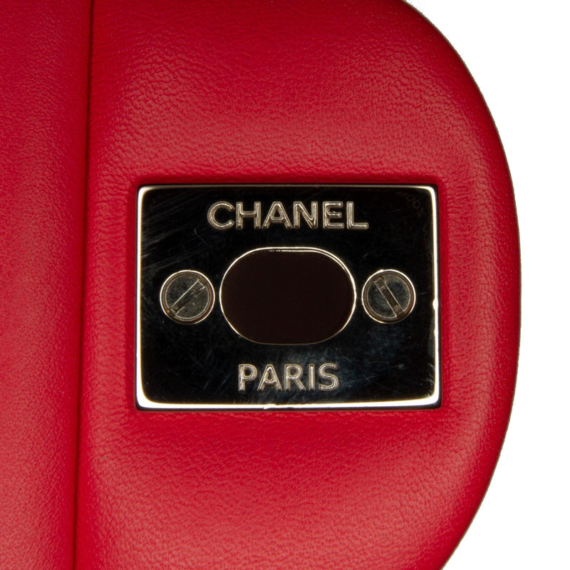 Chanel Medium Classic Patent Double Flap (SHG-VkMy2C)