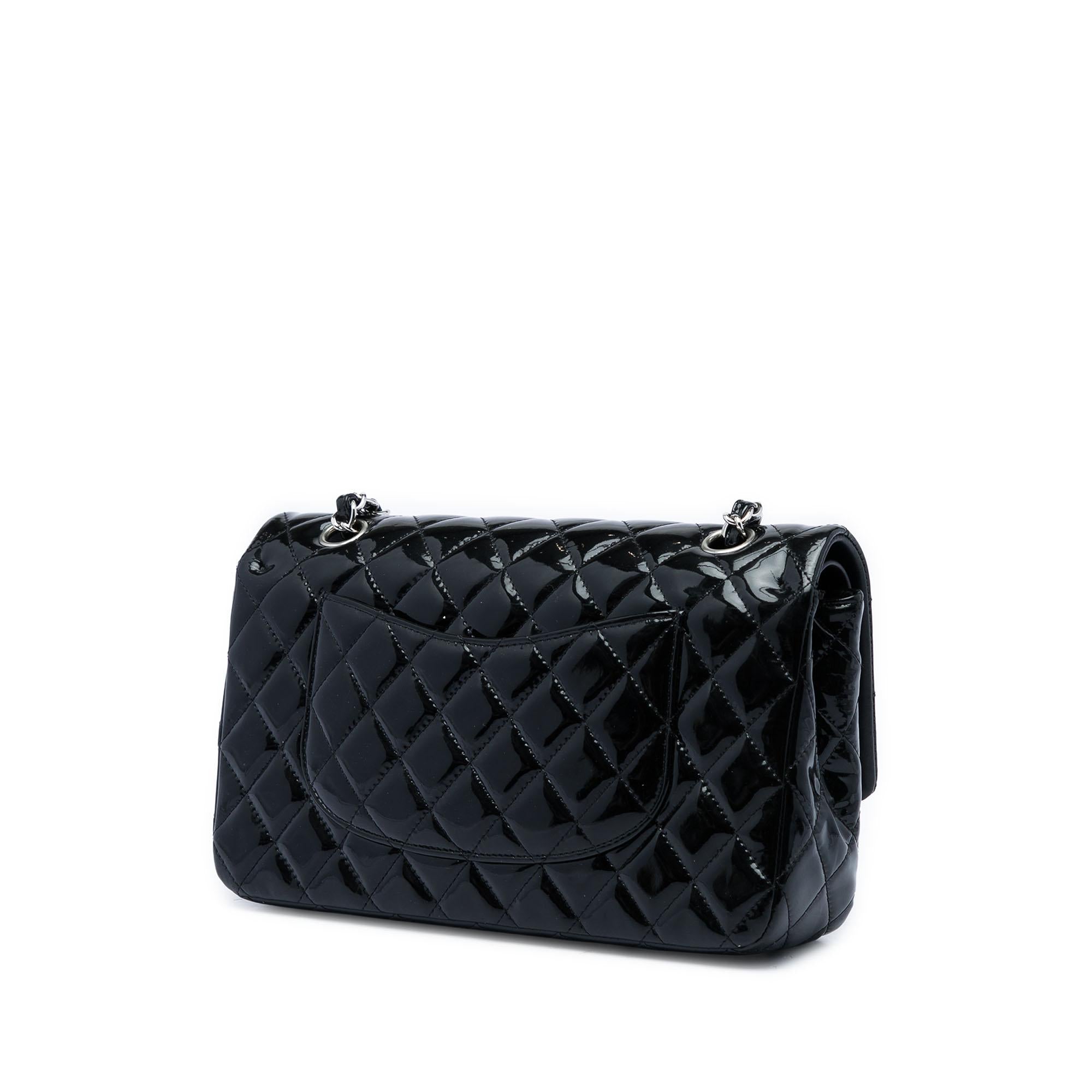 Chanel Medium Classic Patent Double Flap