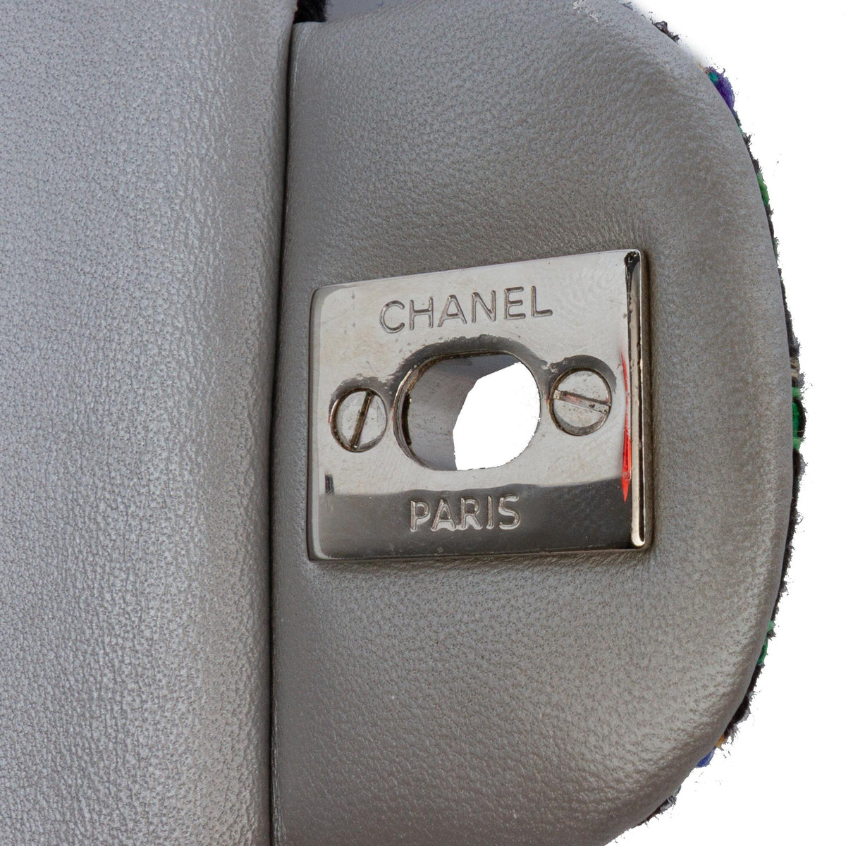 Chanel Medium Classic Quilted Tweed and Metallic Lambskin Double Flap