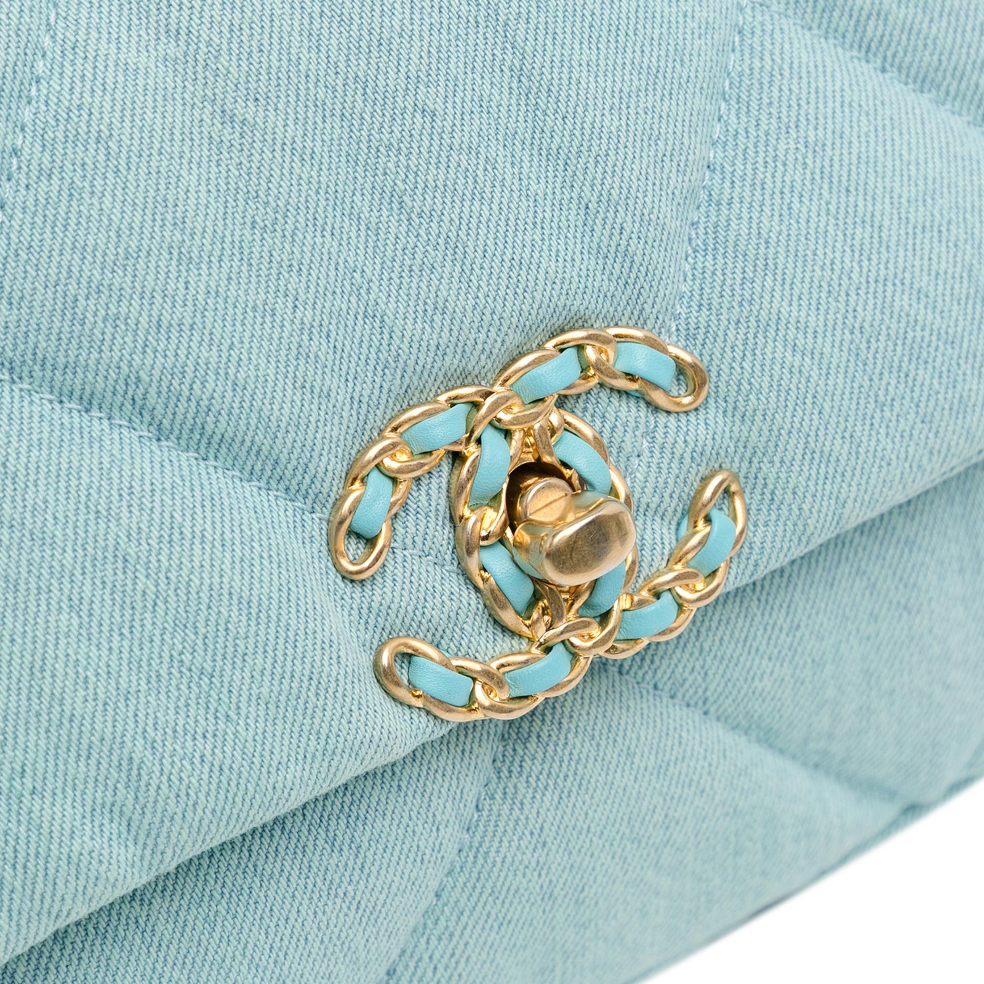 Chanel Medium Denim 19 Flap Bag (SHG-eoEooV)