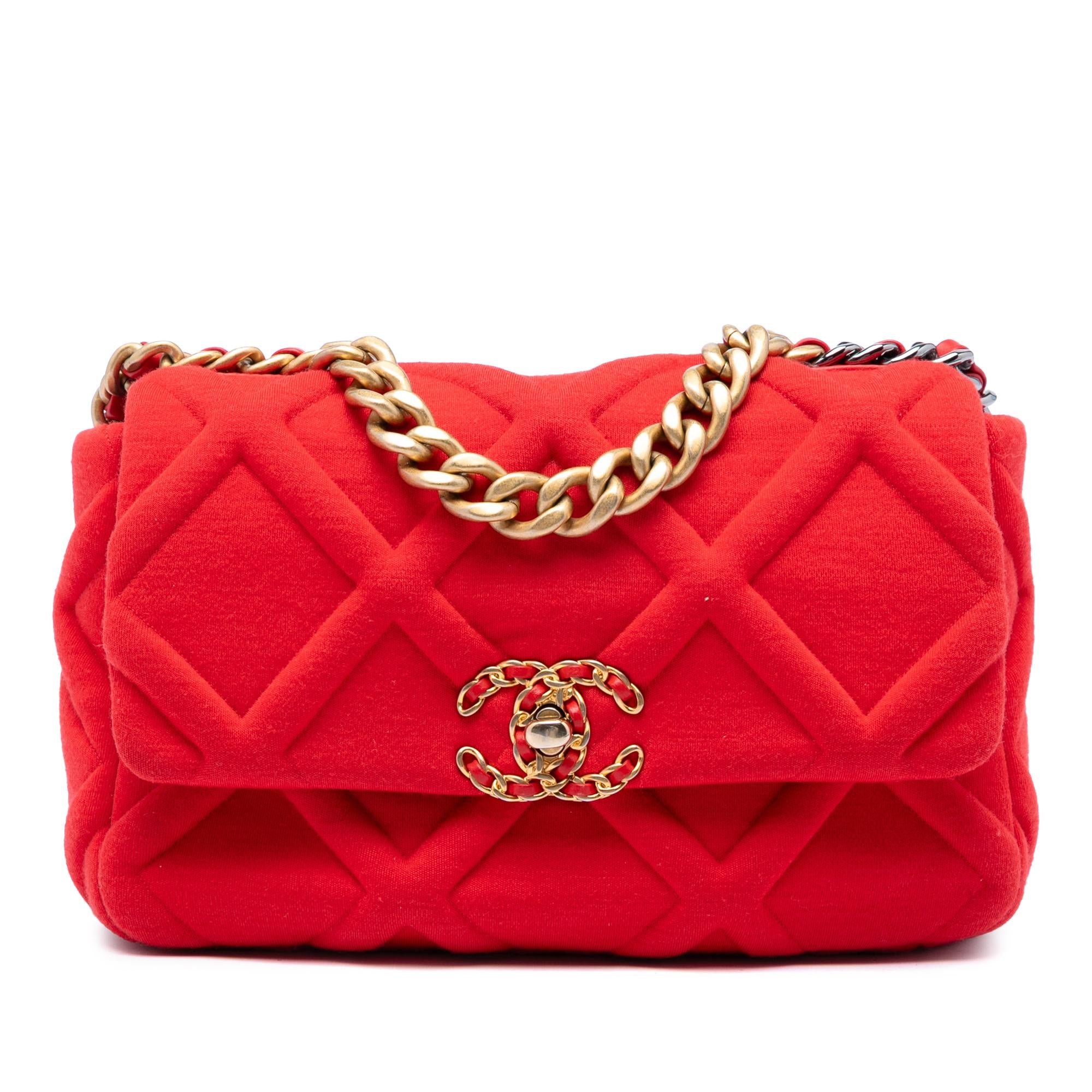 Chanel Medium Jersey 19 Flap