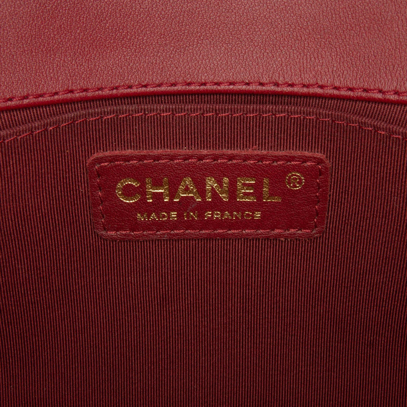 Chanel Medium Lambskin Boy Flap Bag (SHG-FIM8qt)