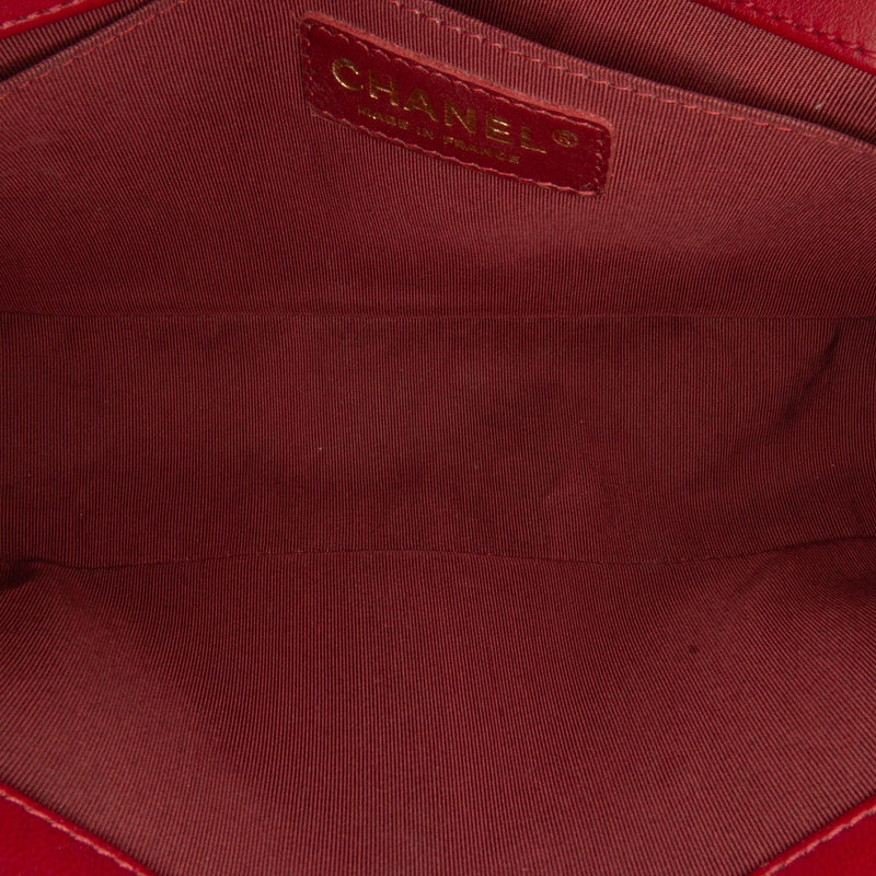 Chanel Medium Lambskin Boy Flap Bag (SHG-OR86HO)