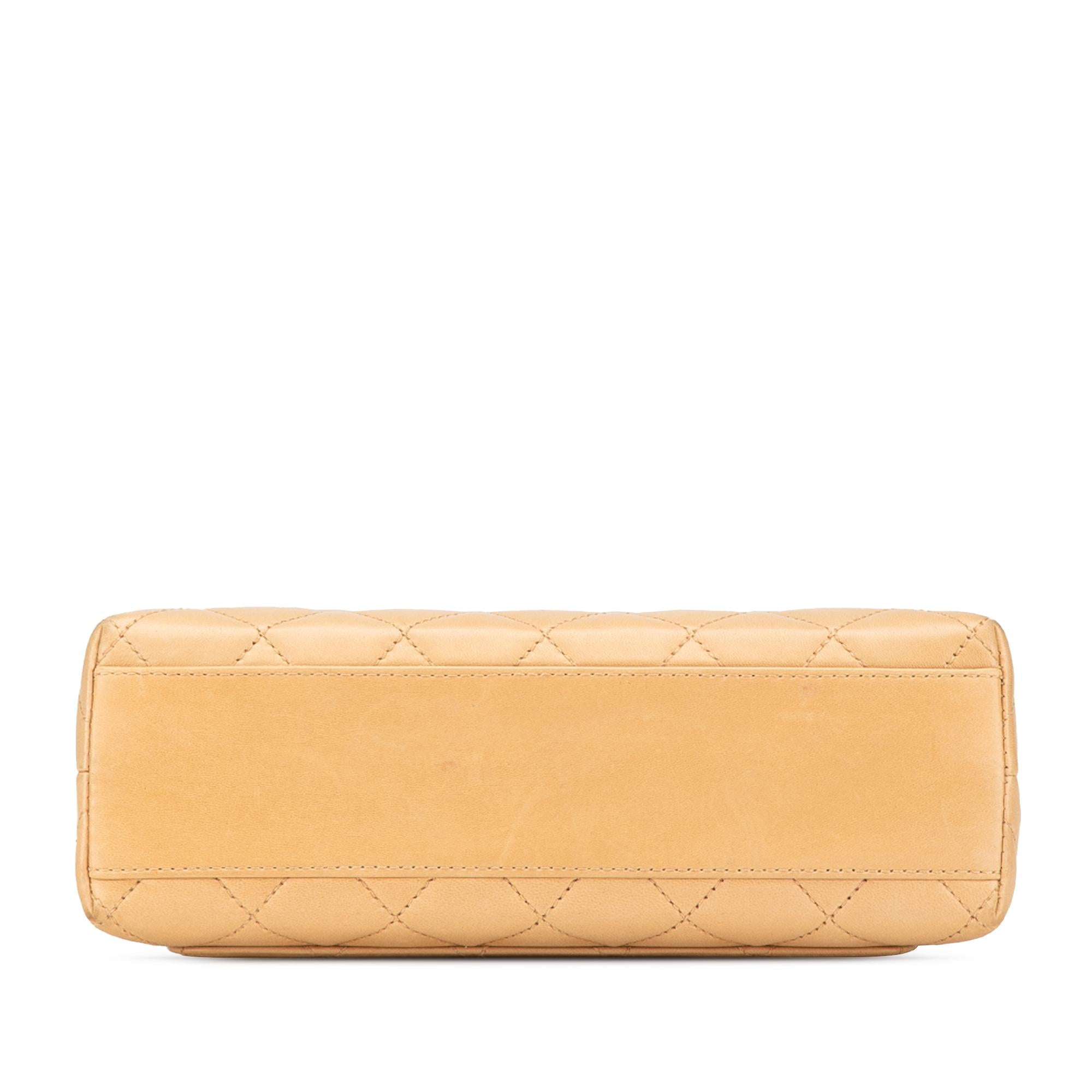 Chanel Medium Lambskin Kelly Top Handle Bag