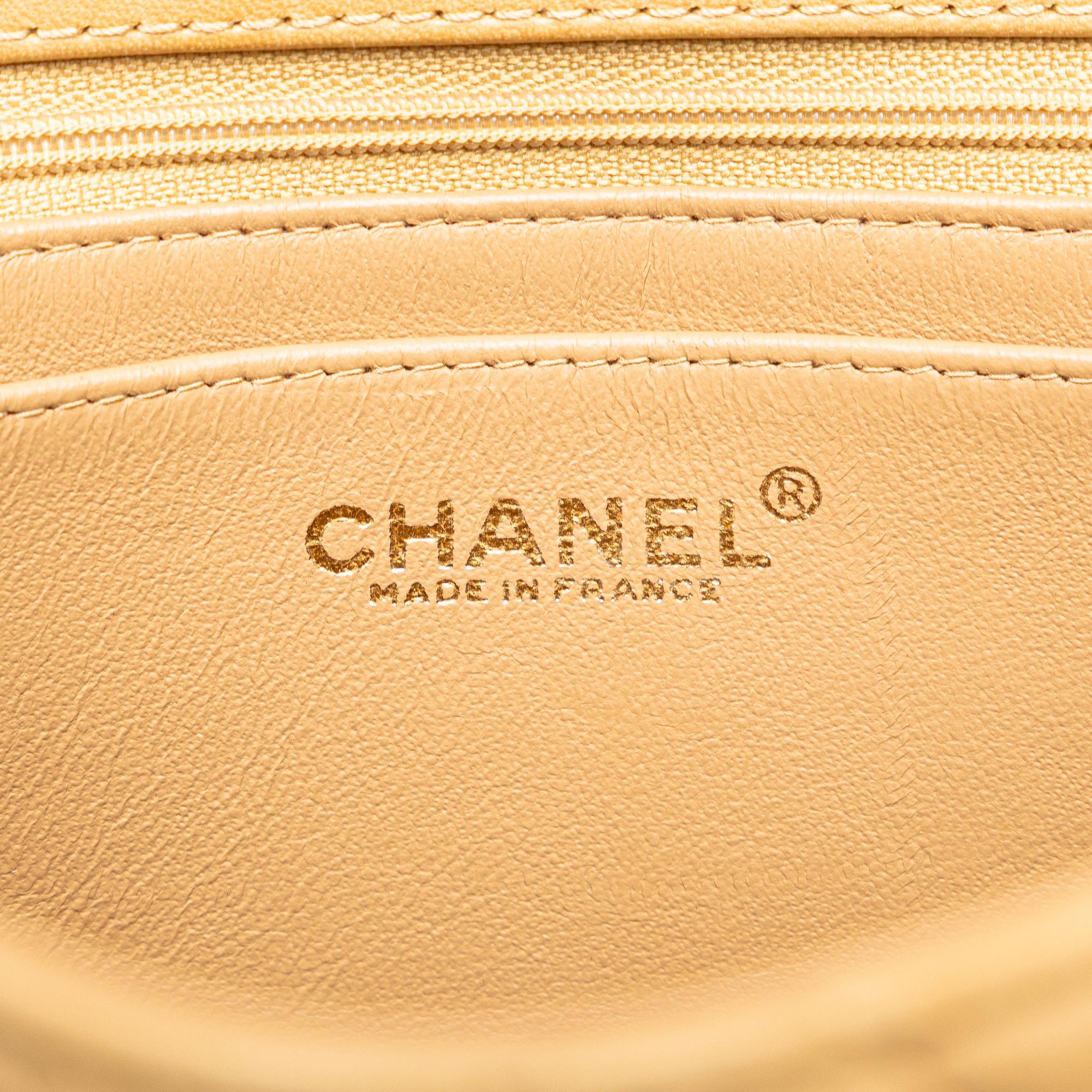 Chanel Medium Lambskin Kelly Top Handle Bag