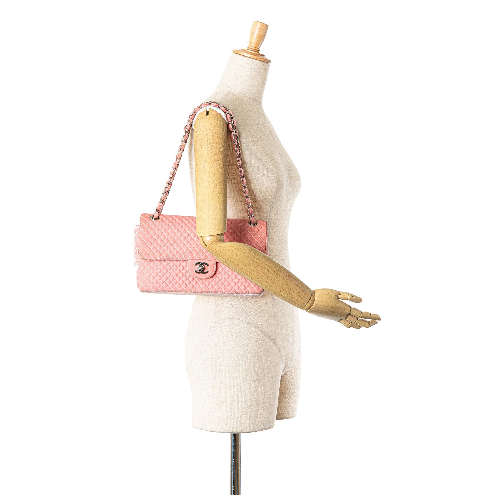 Chanel Medium Micro Quilted Velvet CC Flap
