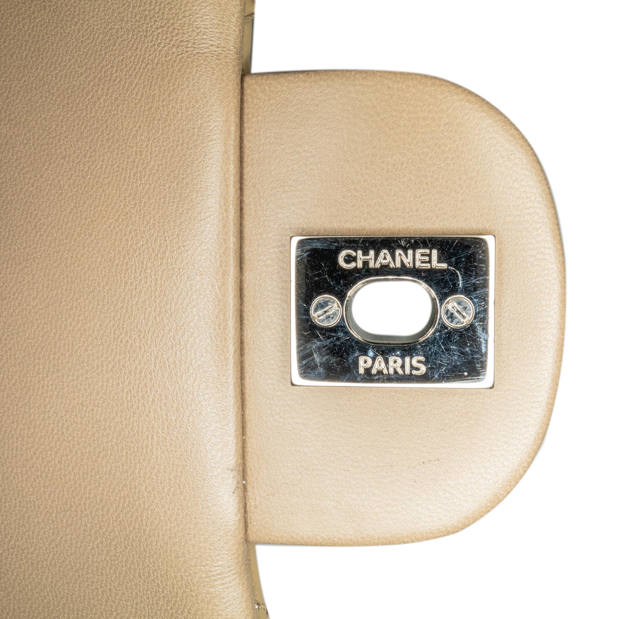 Chanel Medium Patent 3 Accordion Flap (SHG-8ZGroo)