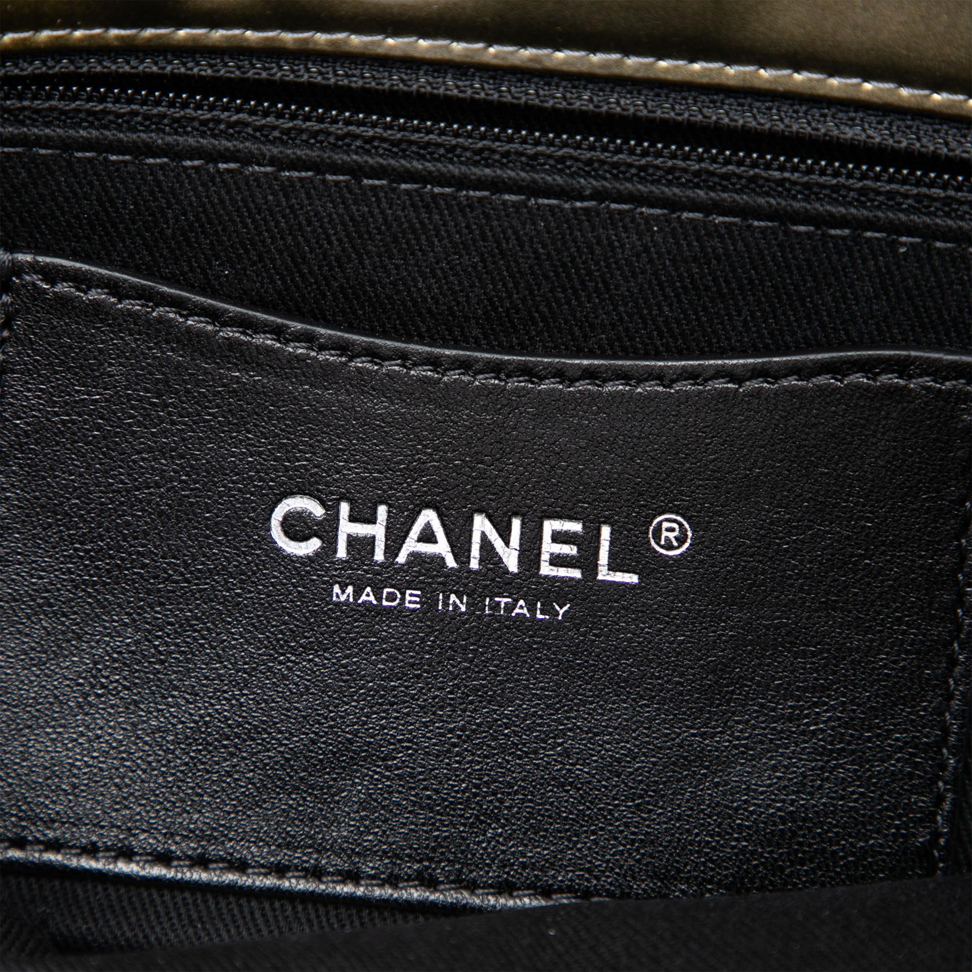 Chanel Medium Patent Ombre Just Mademoiselle Bowling Bag
