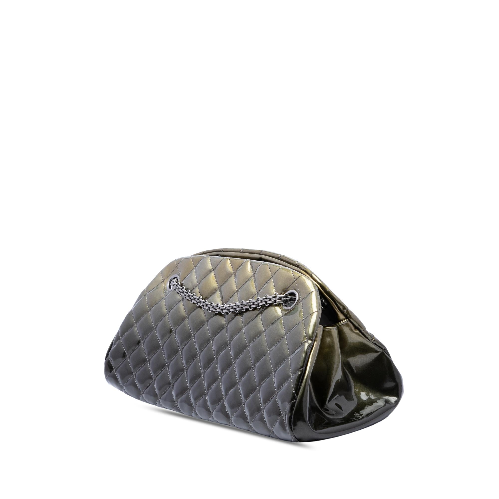 Chanel Medium Patent Ombre Just Mademoiselle Bowling Bag