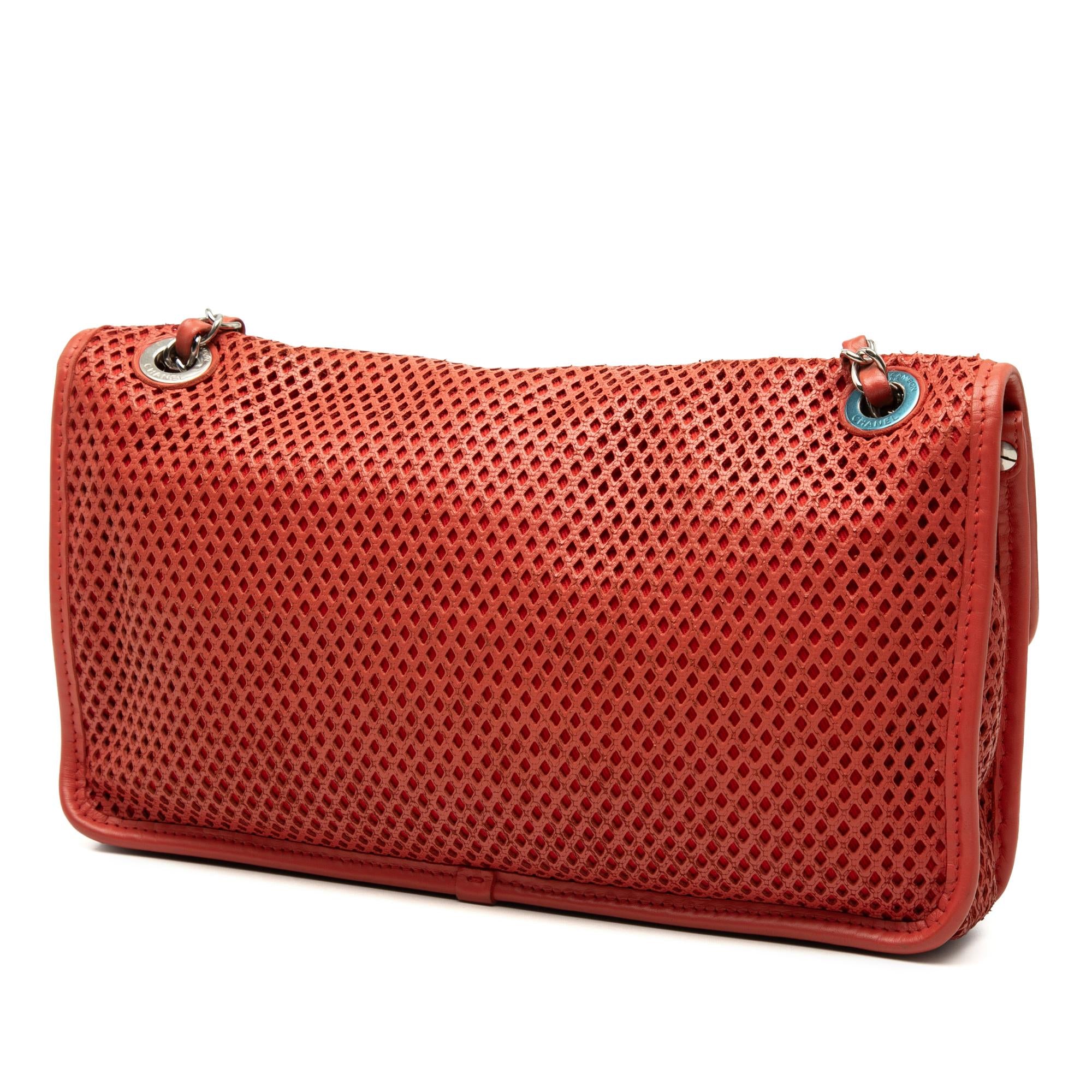 Chanel Medium Perforated Calfskin Up In The Air Flap