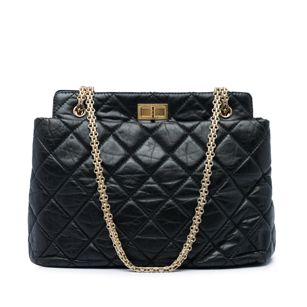 Chanel Medium Quilted Aged Calfskin Reissue 2.55 Tote