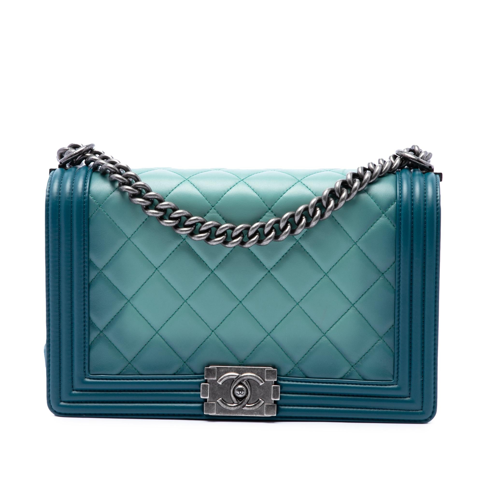 Chanel Medium Quilted Calfskin Ombre Boy Flap