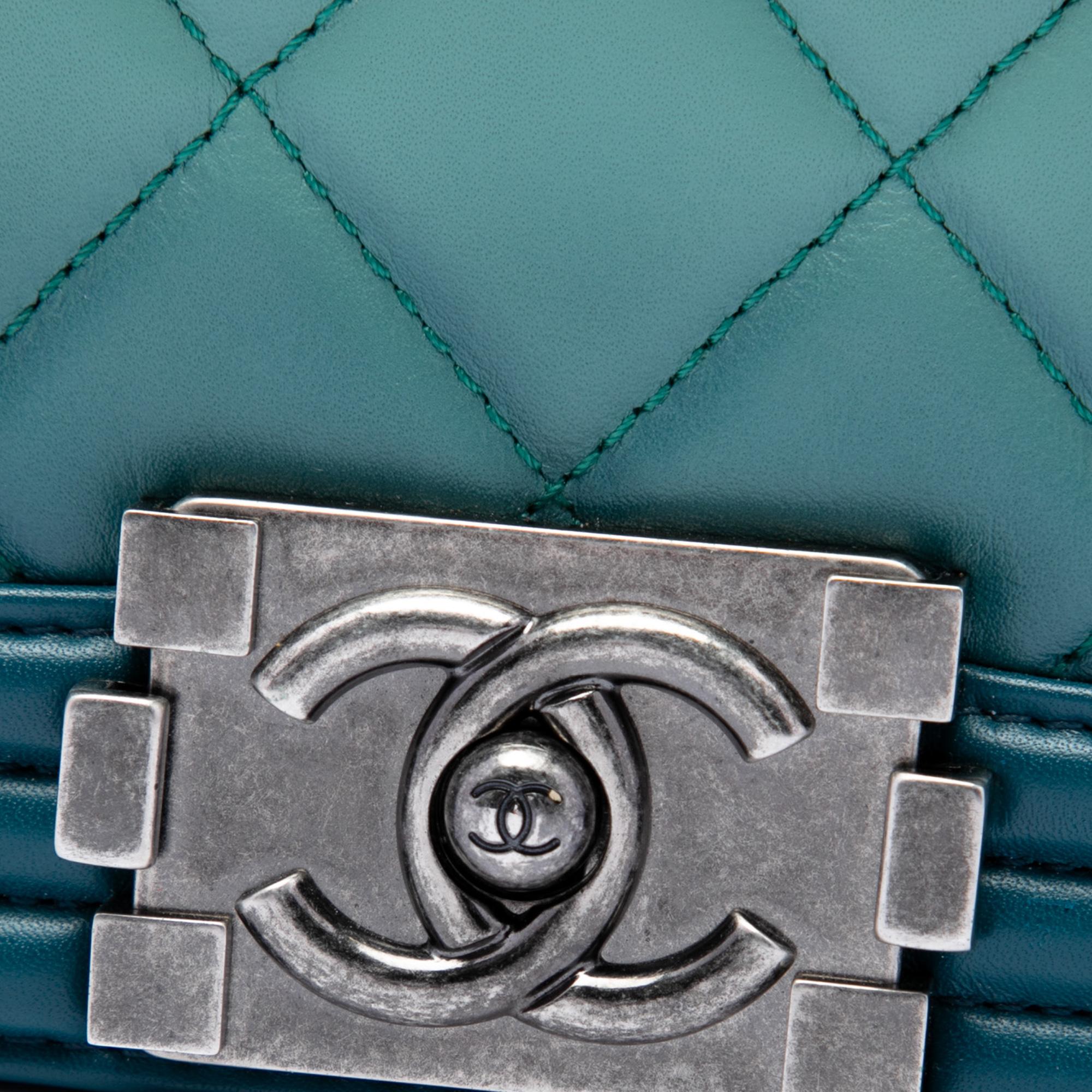 Chanel Medium Quilted Calfskin Ombre Boy Flap