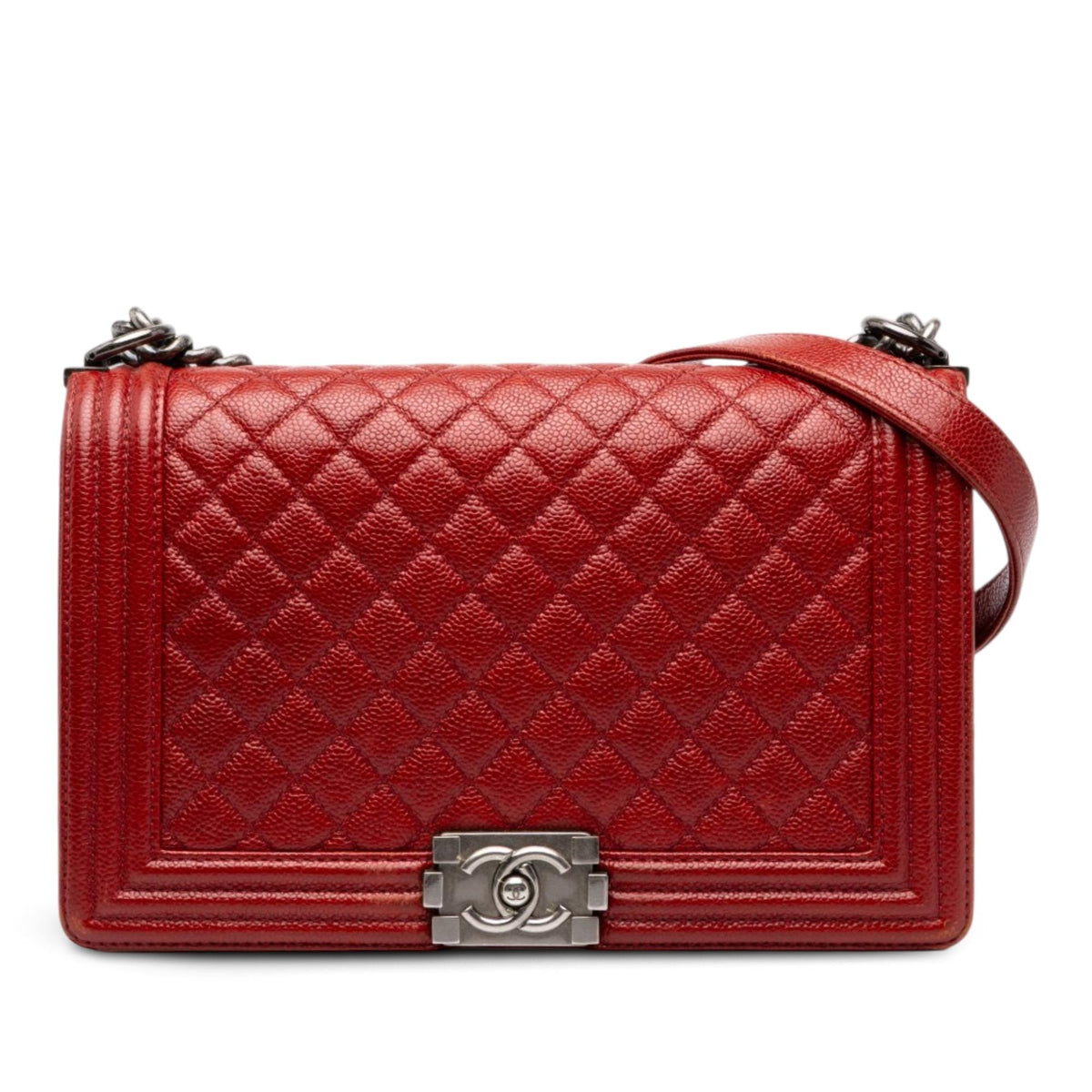 Chanel Medium Quilted Caviar Boy Flap
