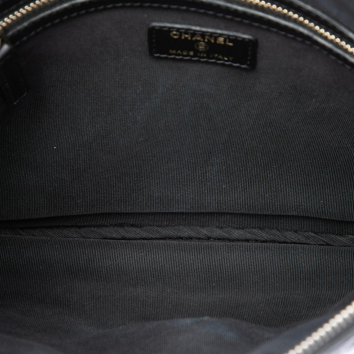 Chanel Medium Quilted Caviar Boy O Case Clutch