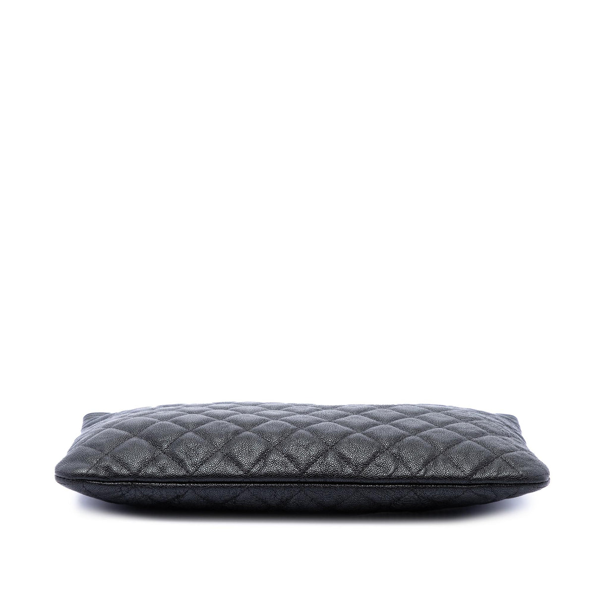 Chanel Medium Quilted Caviar Boy O Case Clutch