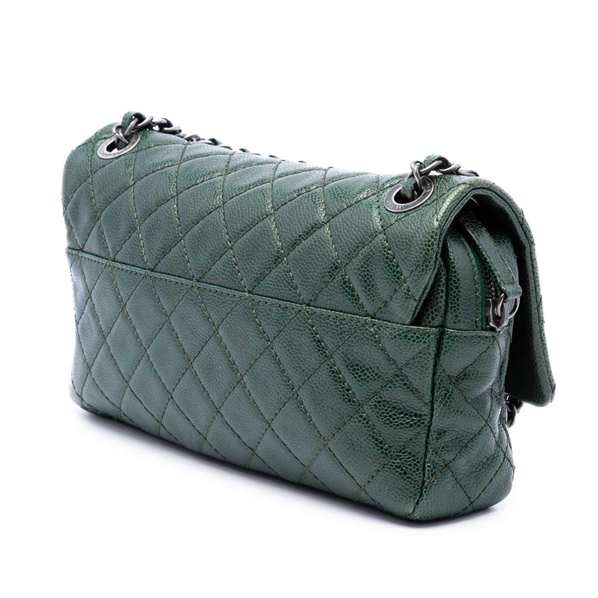 Chanel Medium Quilted Caviar Easy Flap