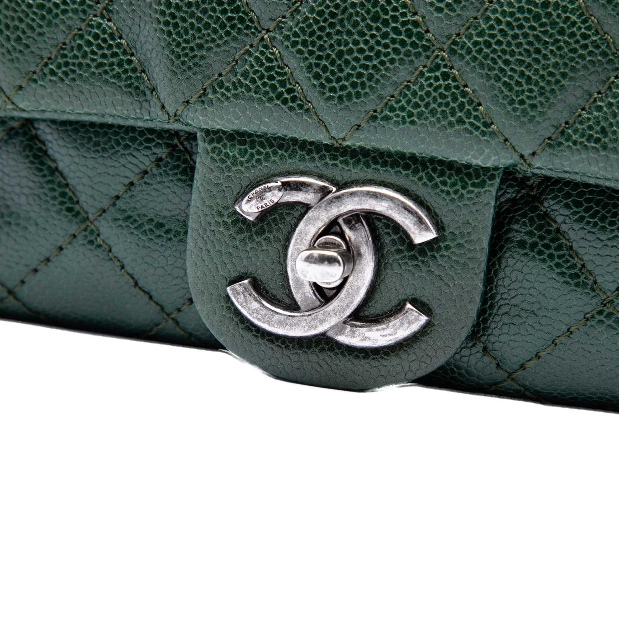 Chanel Medium Quilted Caviar Easy Flap