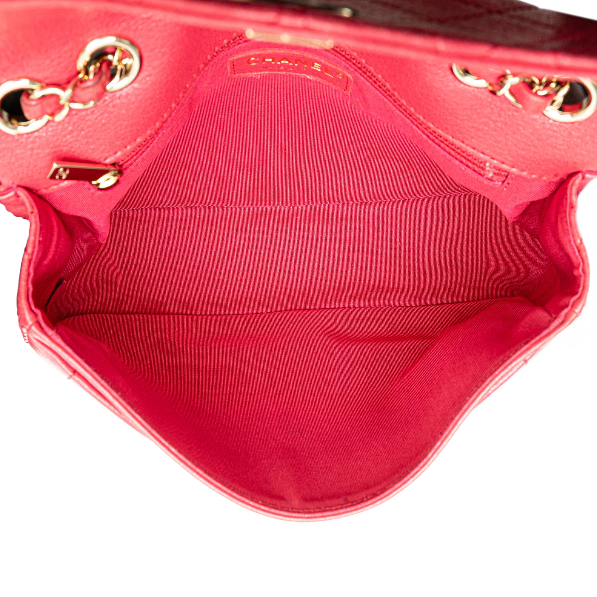 Chanel Medium Quilted Goatskin Coco Curve Flap