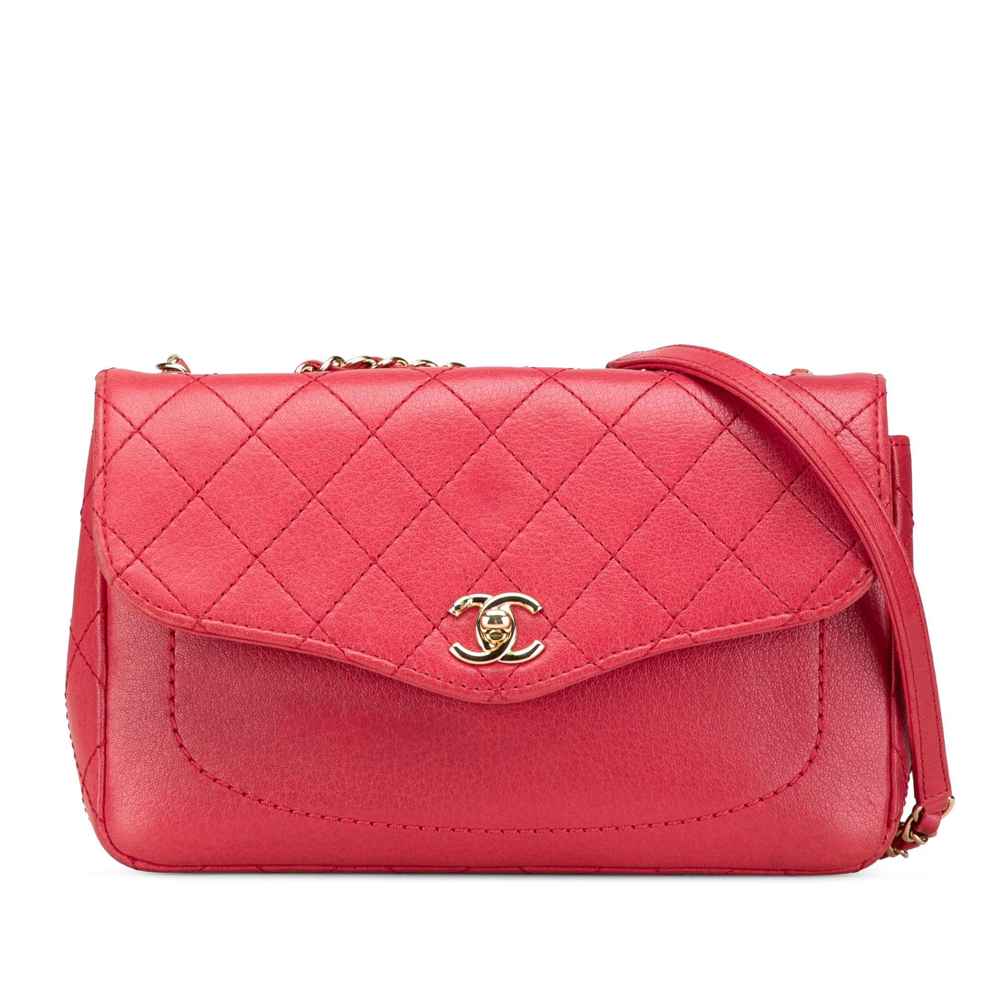 Chanel Medium Quilted Goatskin Coco Curve Flap