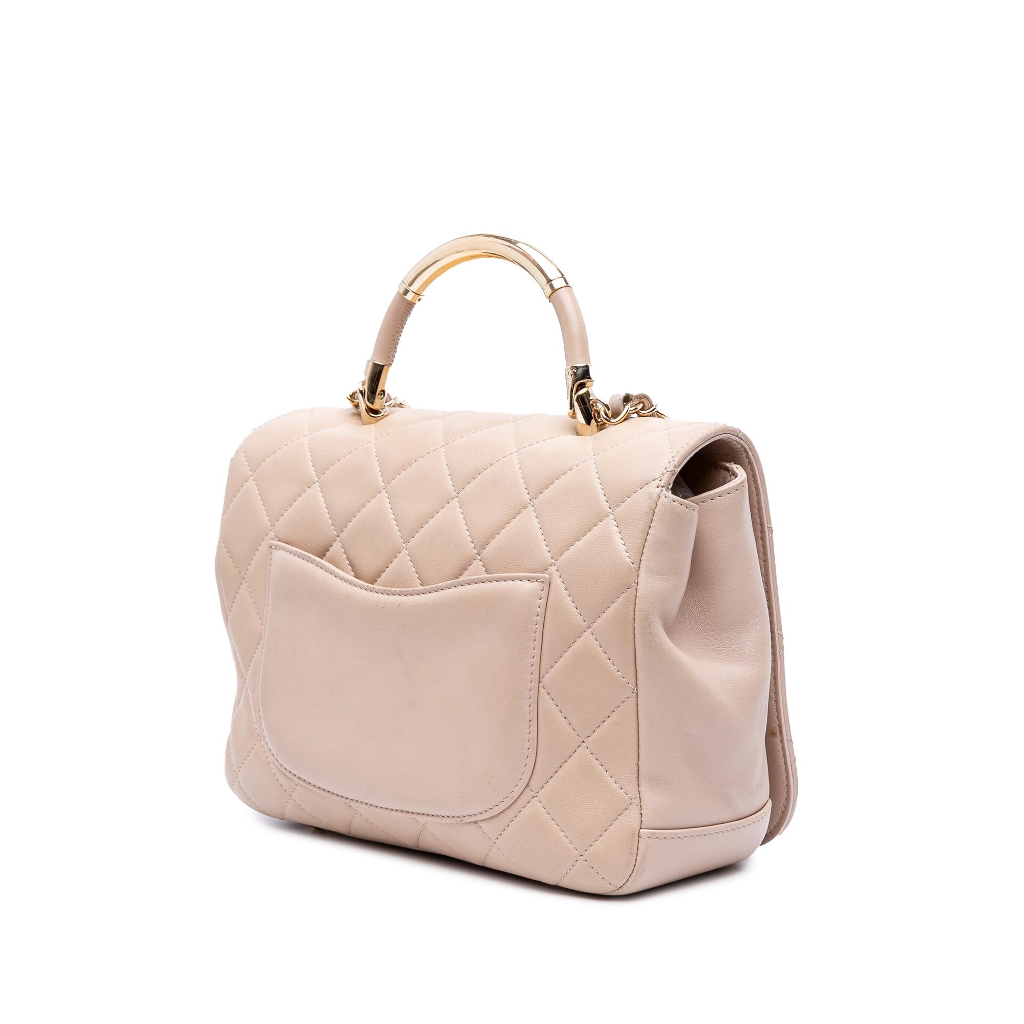 Chanel Medium Quilted Lambskin Carry Chic Flap