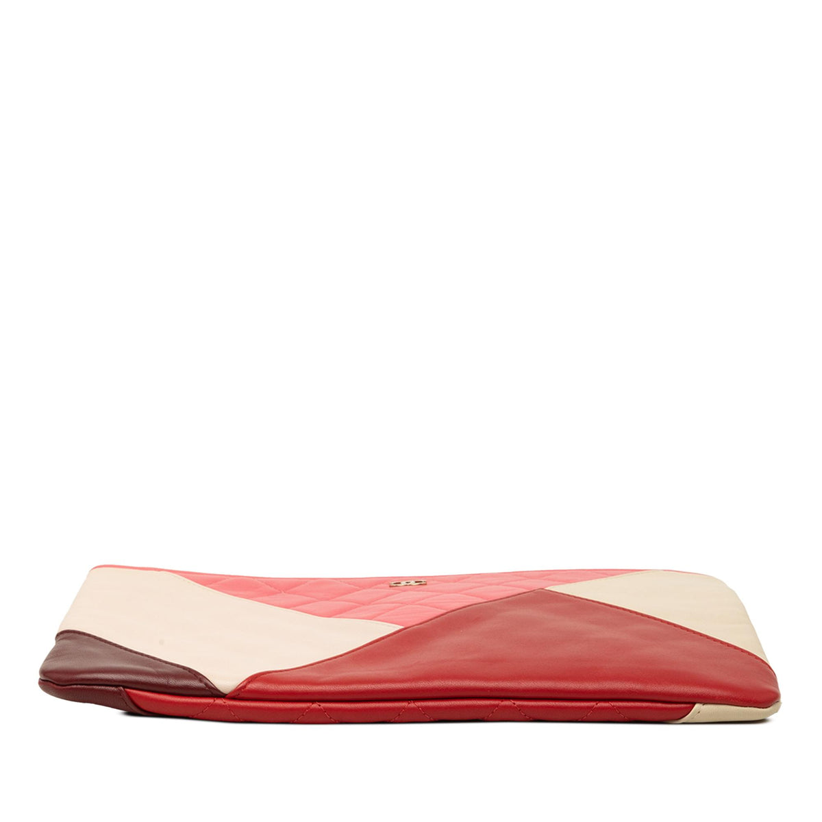 Chanel Medium Quilted Lambskin Colorblock O Case