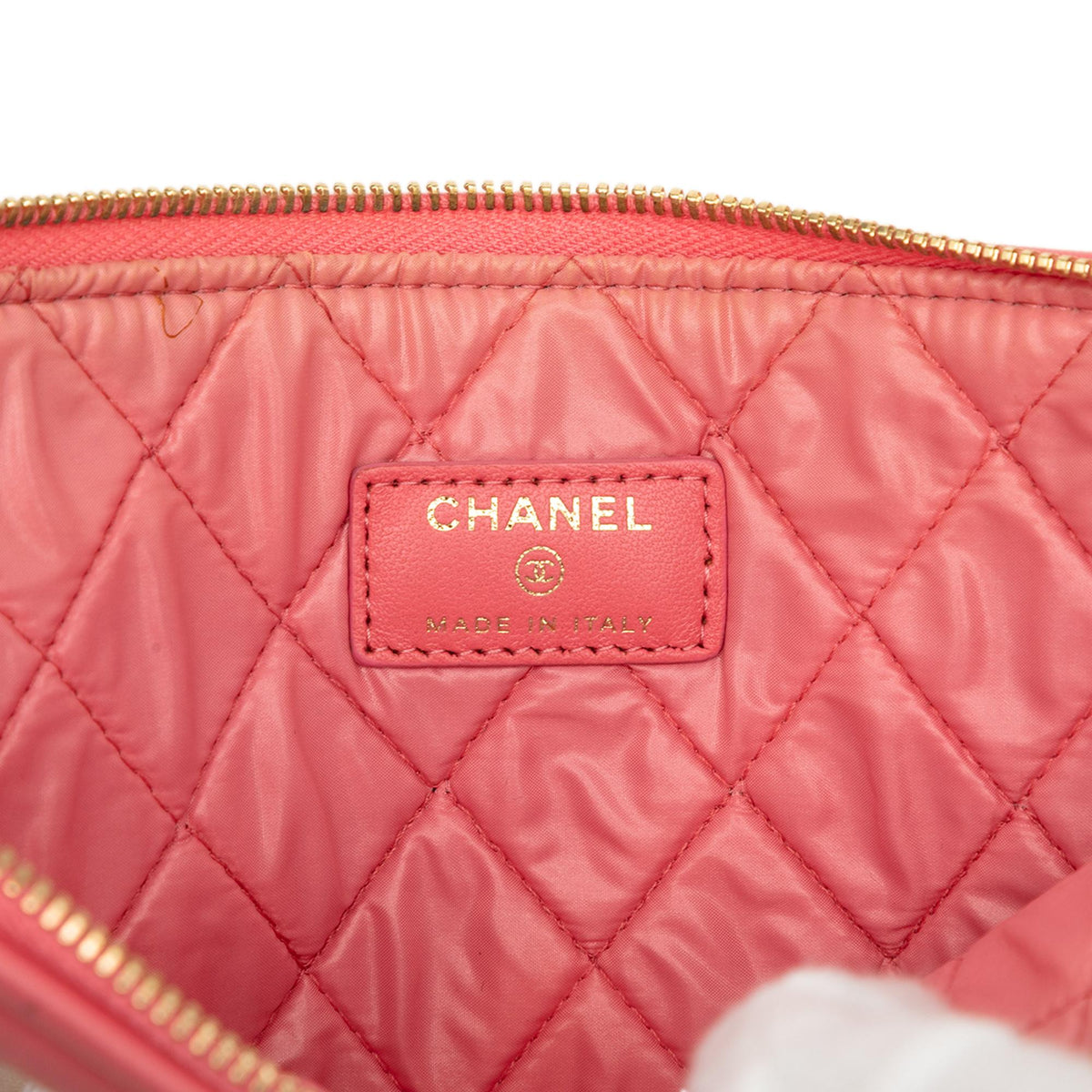 Chanel Medium Quilted Lambskin Colorblock O Case