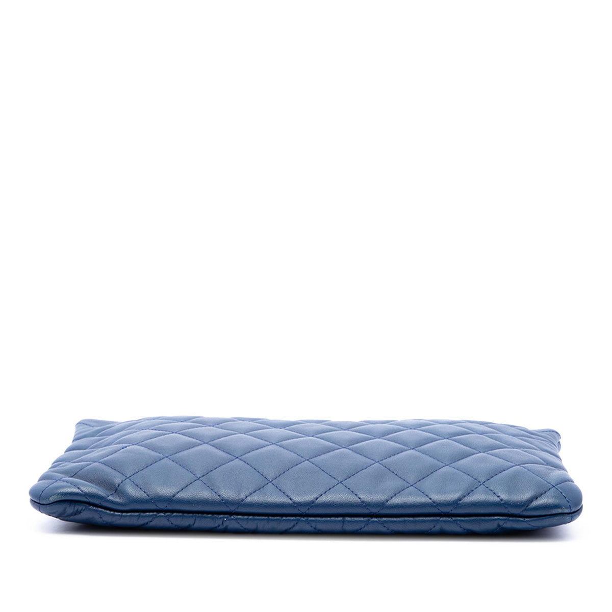 Chanel Medium Quilted Lambskin O Case Clutch