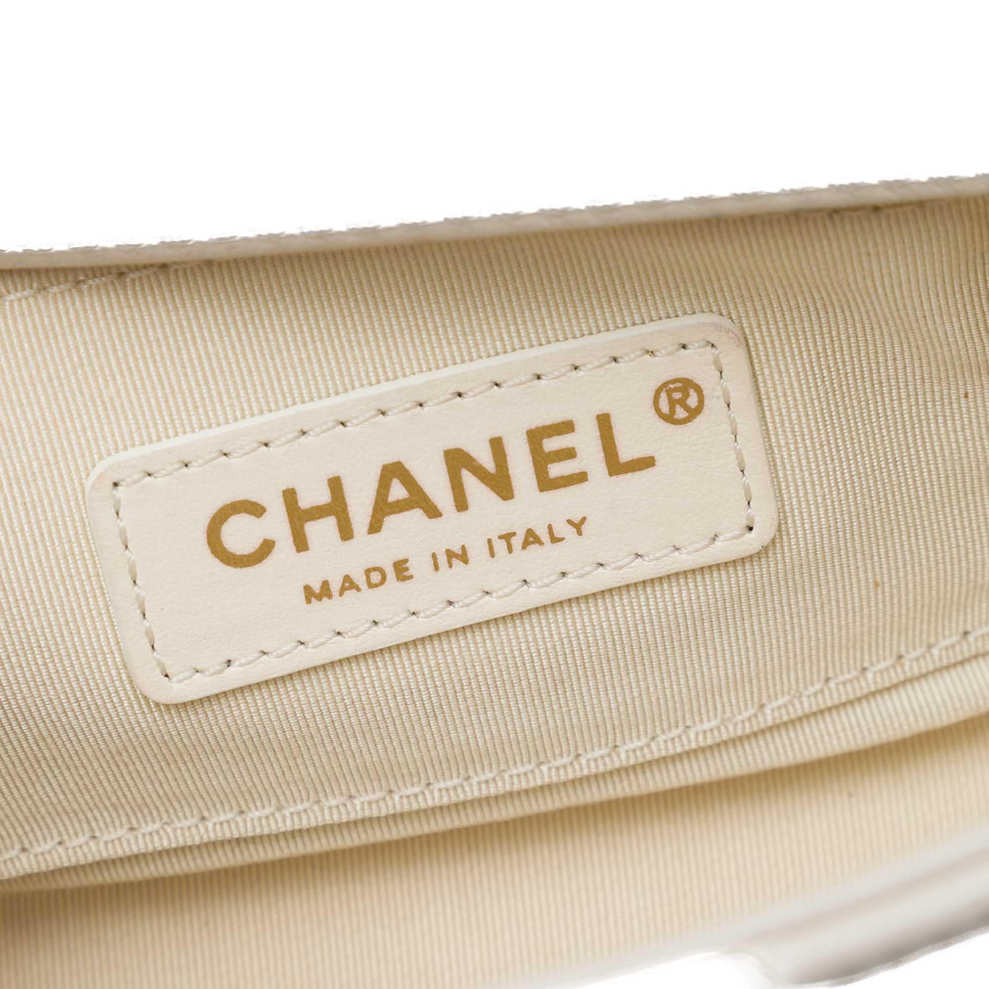 Chanel Medium Quilted Lambskin Twist Chain Enamel CC Flap