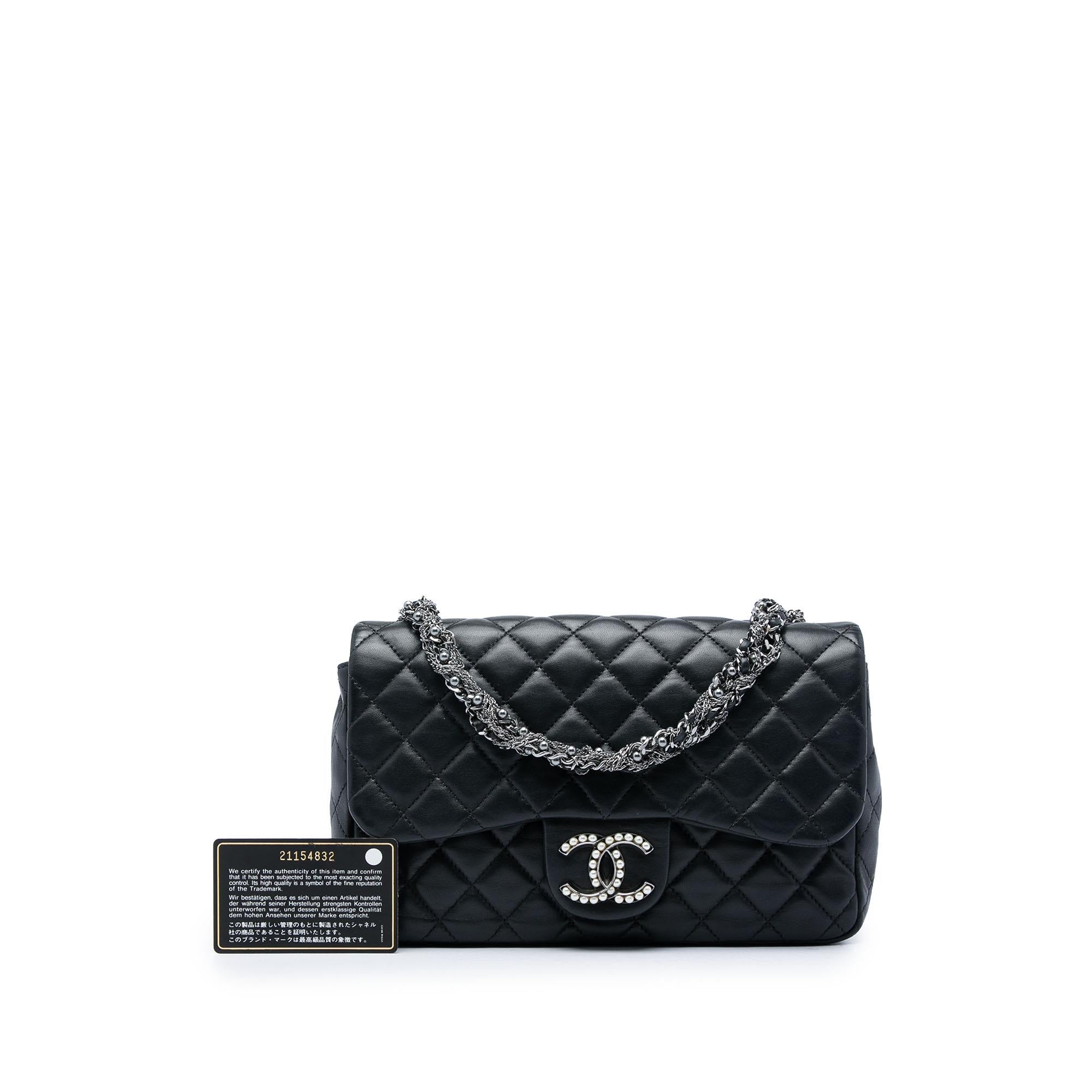 Chanel Medium Quilted Lambskin Westminster Pearl Flap
